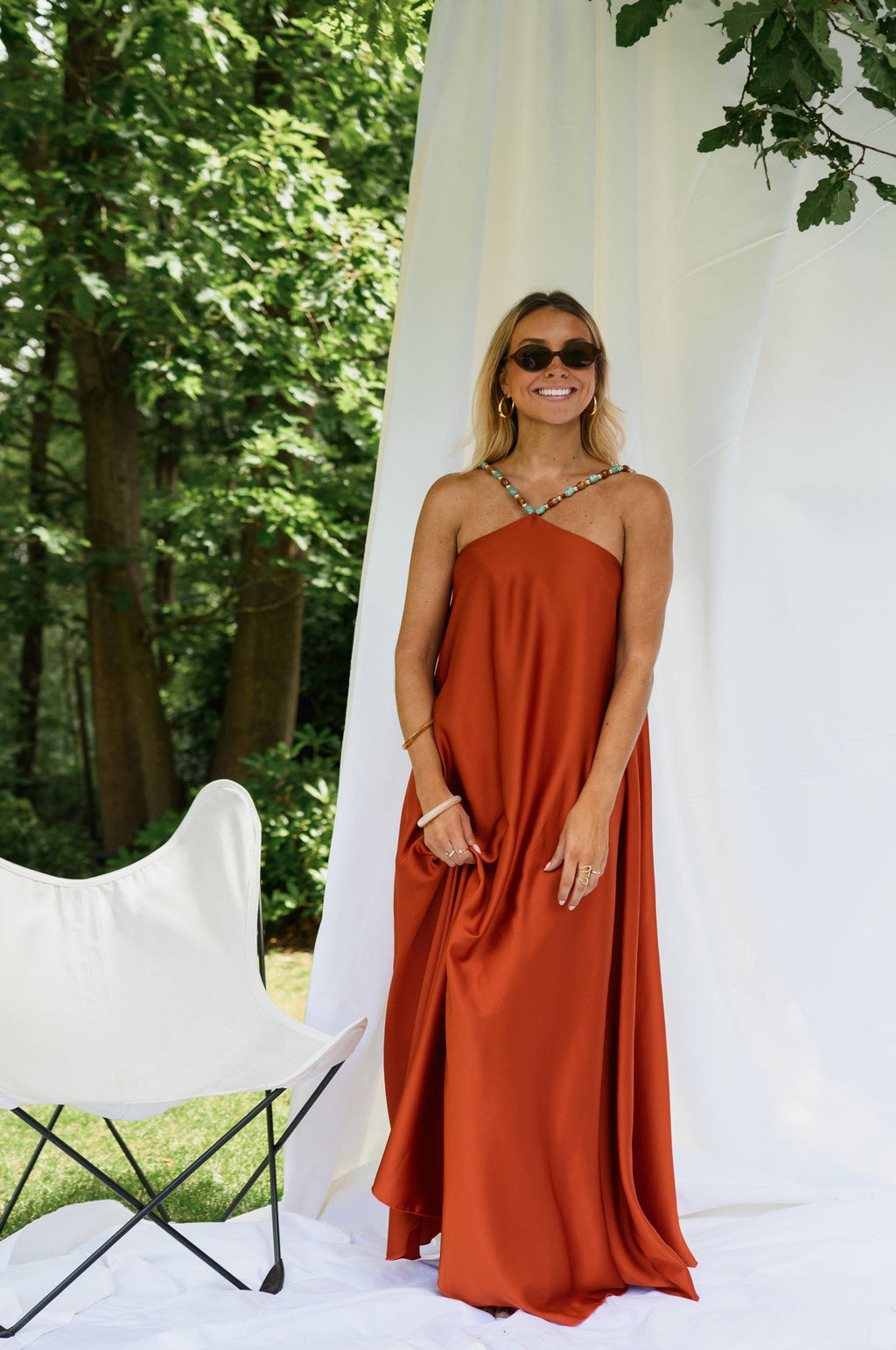 Robe Maura - terracotta