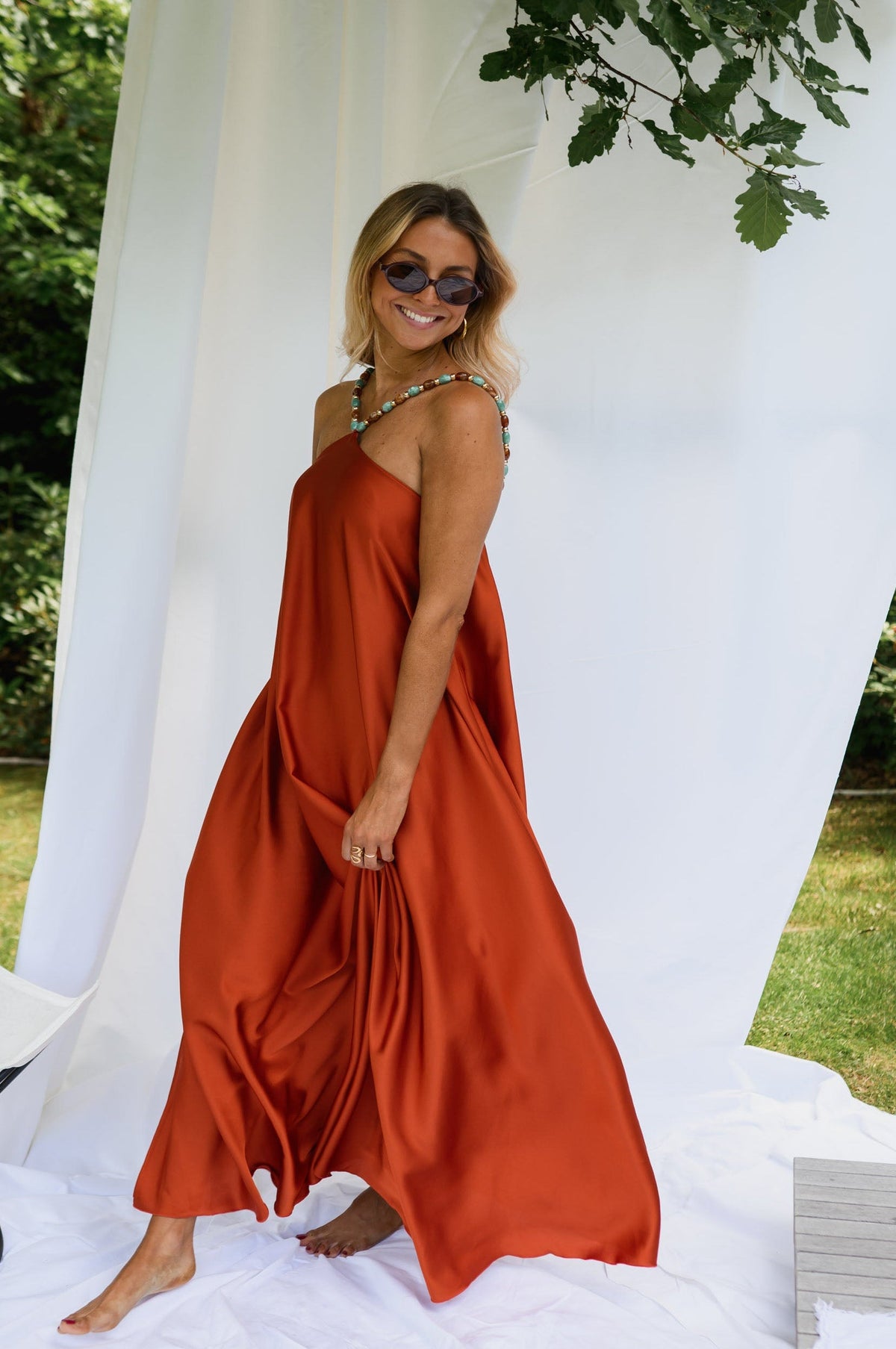 Robe Maura - terracotta