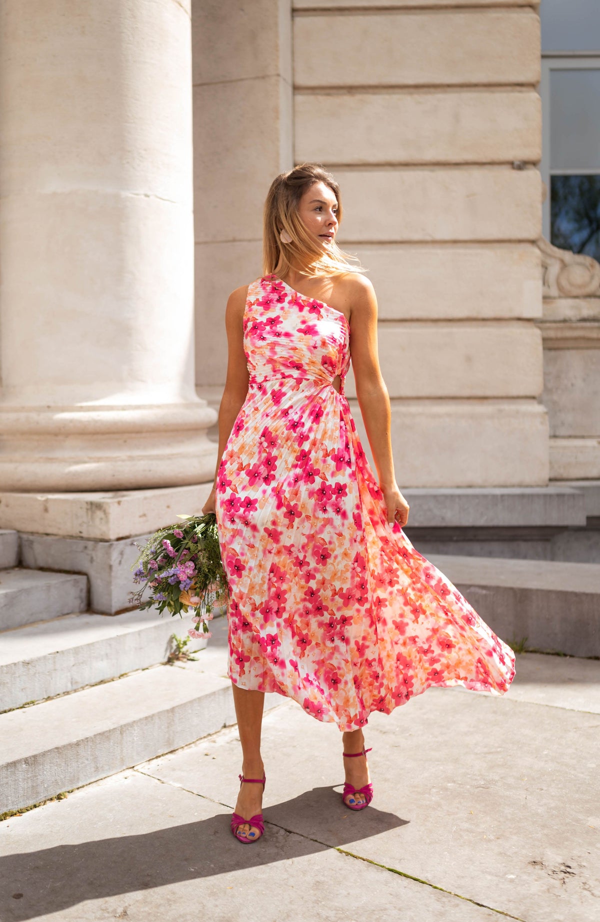 Robe Meredith - à fleurs