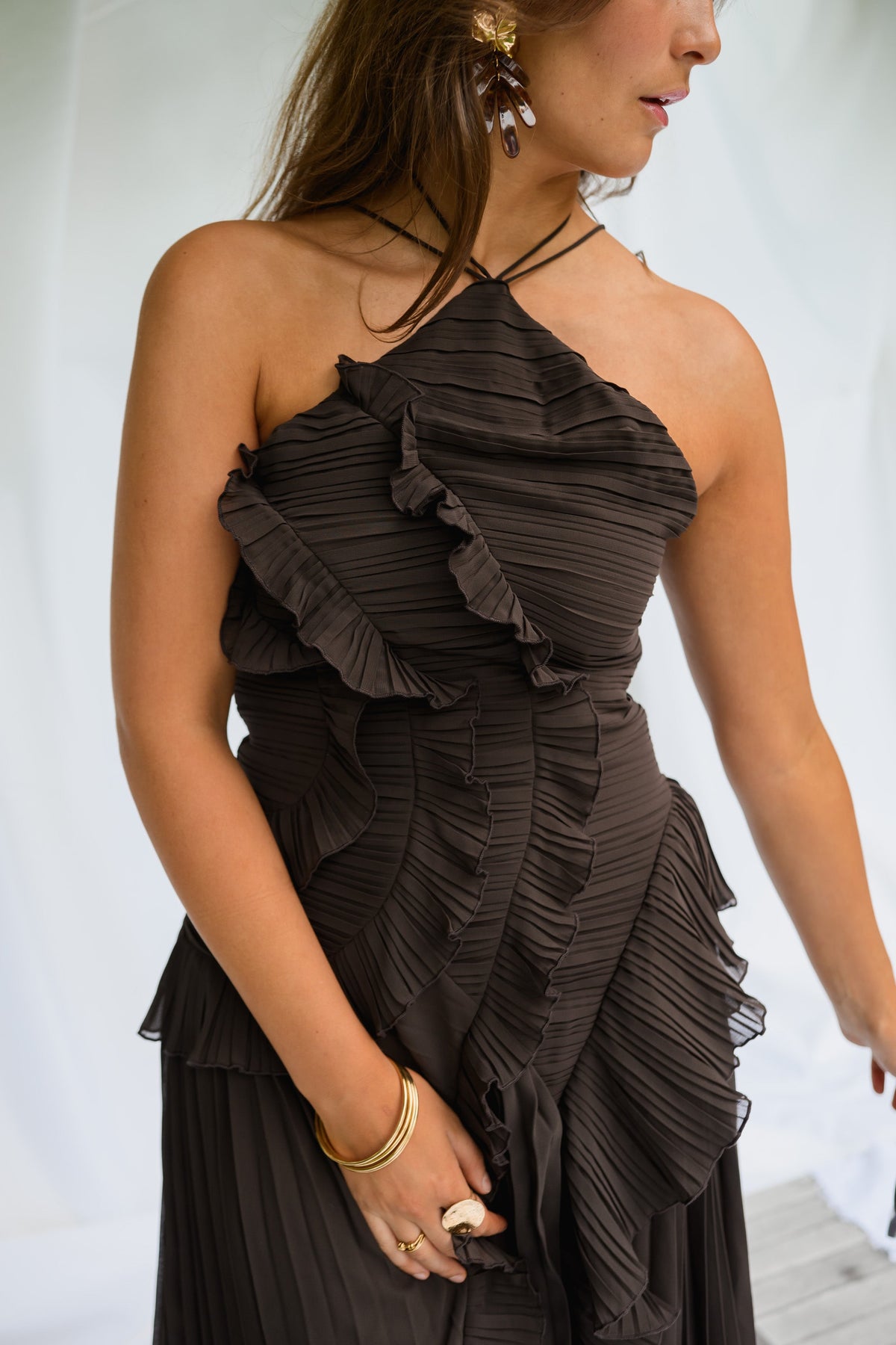 Robe Nanci - chocolat