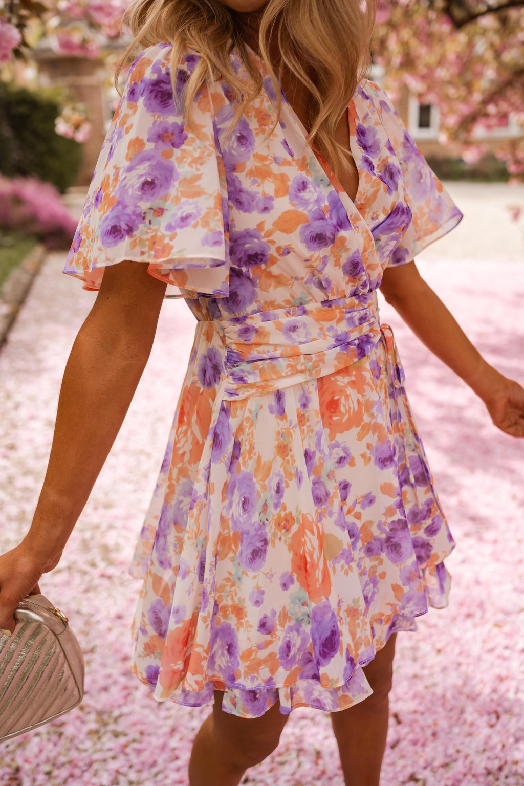 Robe Ophélie - à fleurs