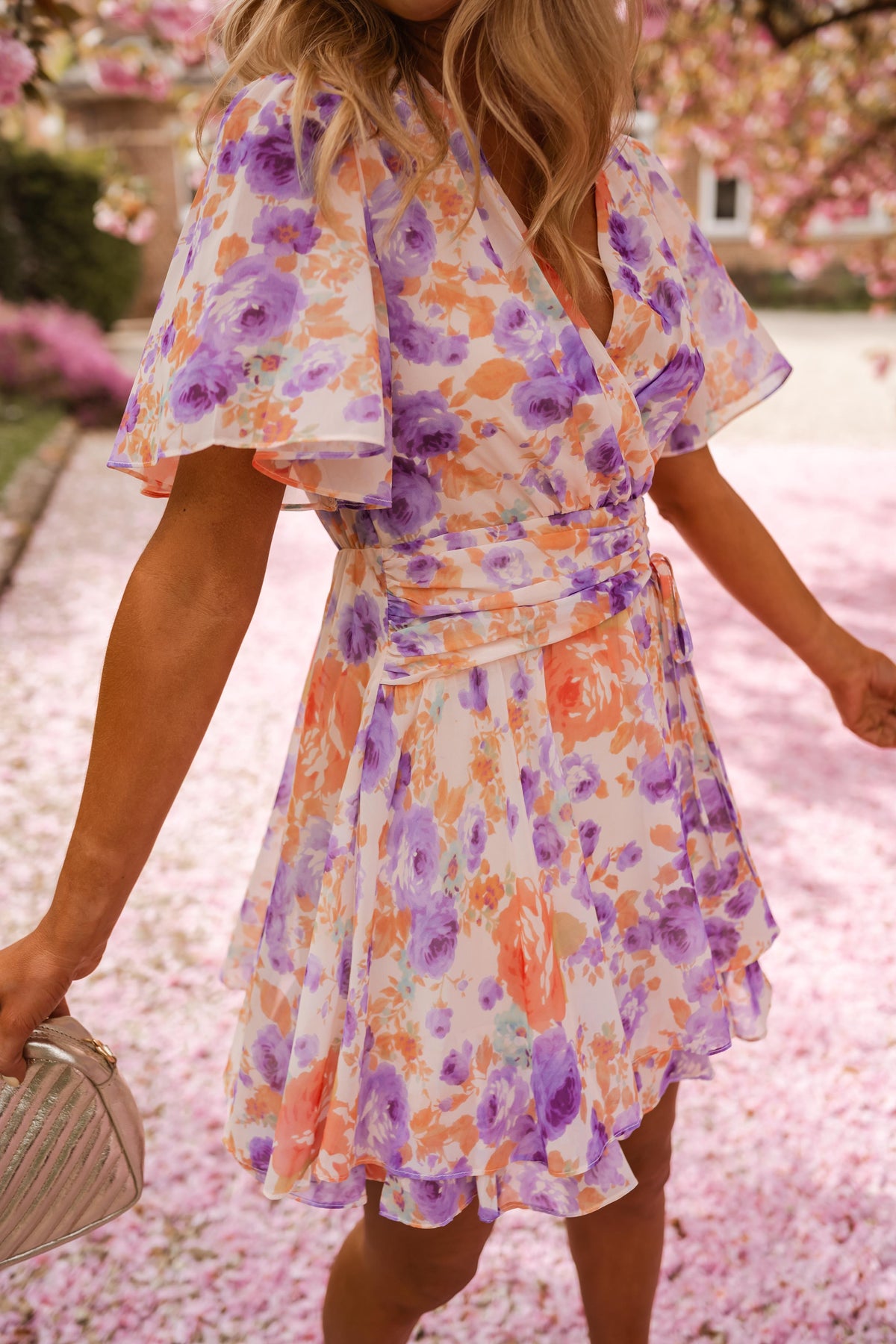 Robe Ophélie - à fleurs