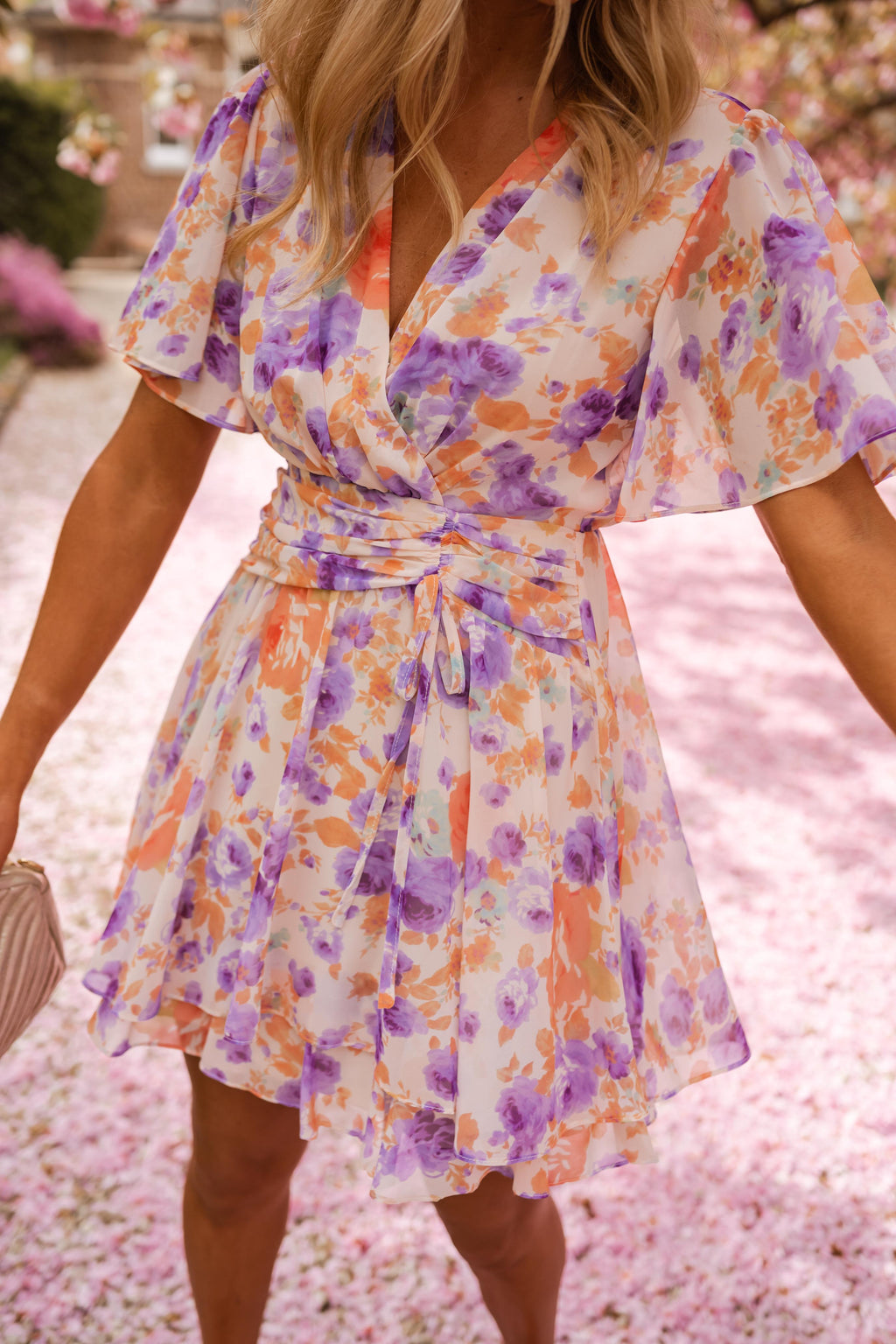 Robe Ophélie - à fleurs