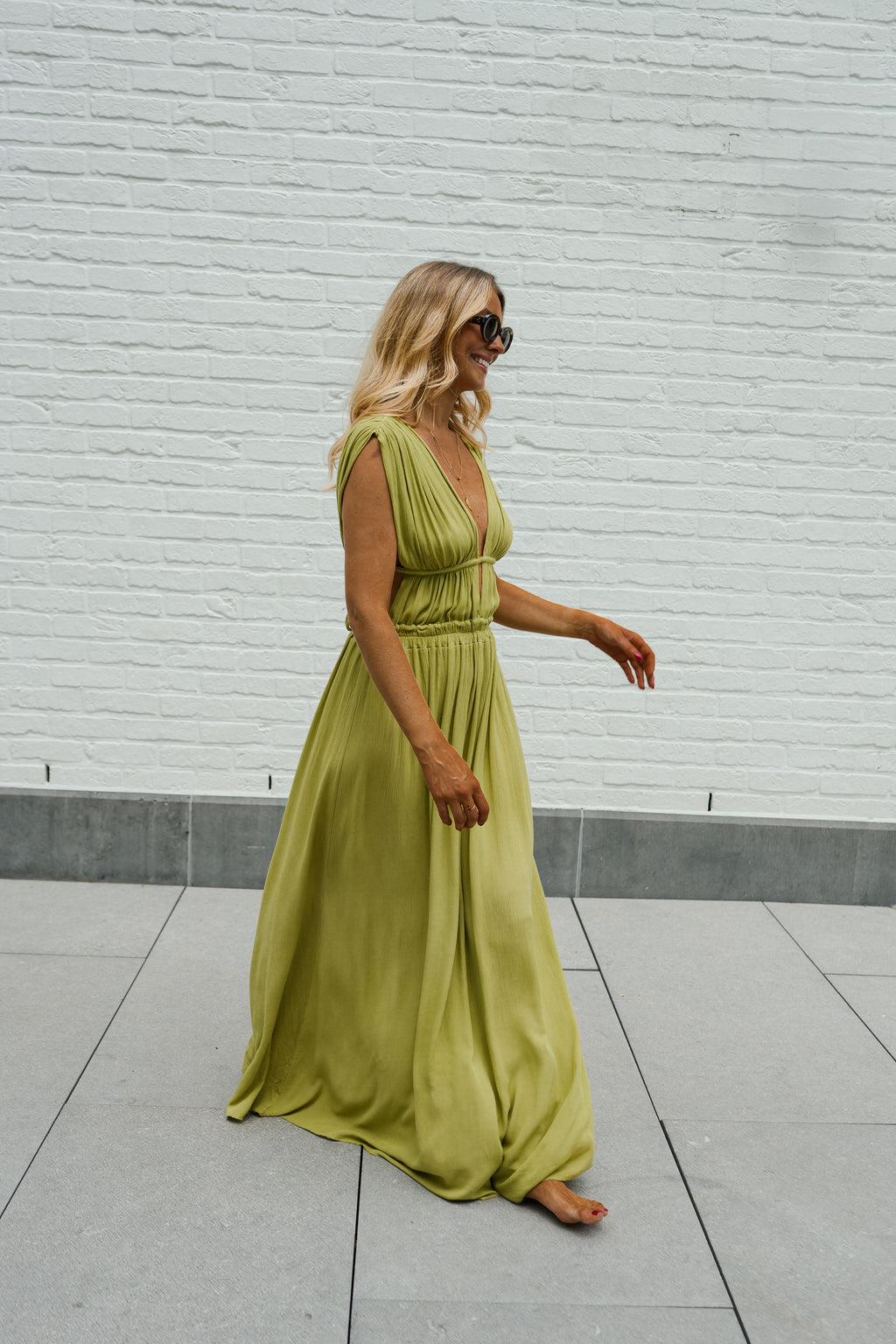 Robe Oriane - olive