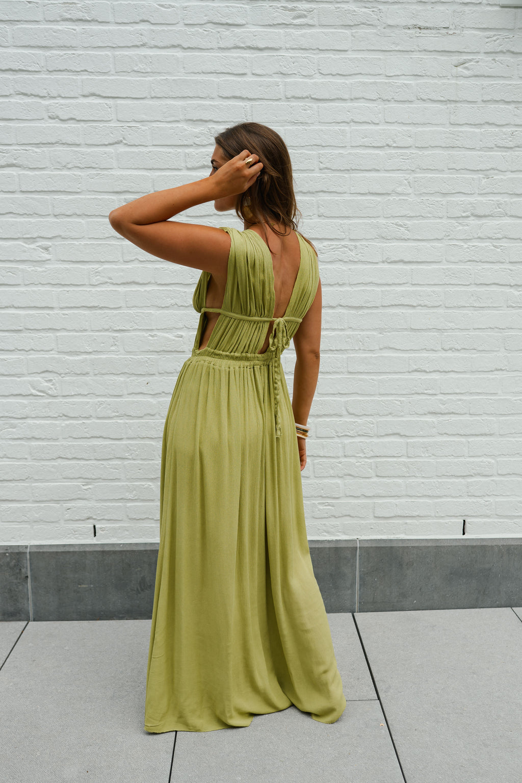 Robe Oriane - olive