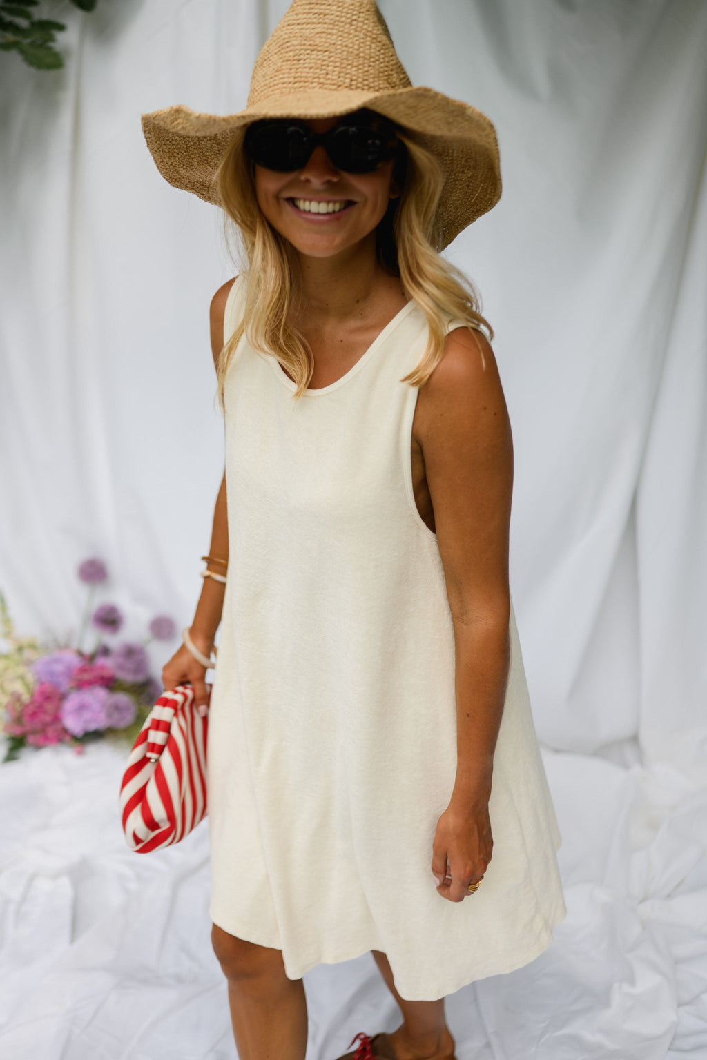 Robe Romy - écrue en éponge