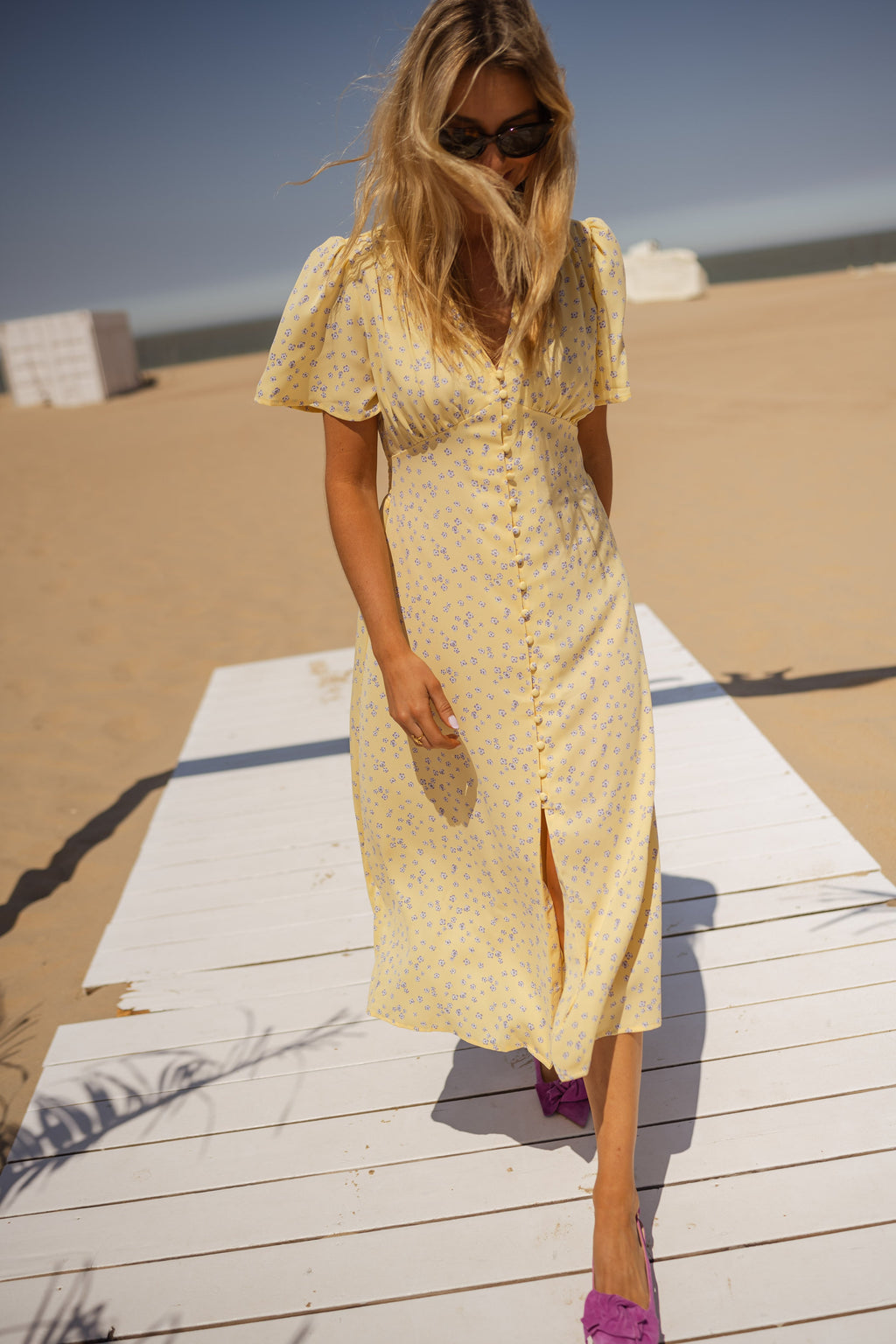 Robe Sutton - jaune
