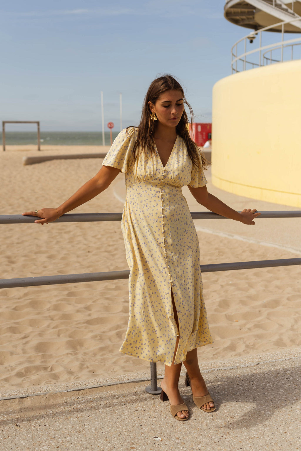 Robe Sutton - jaune