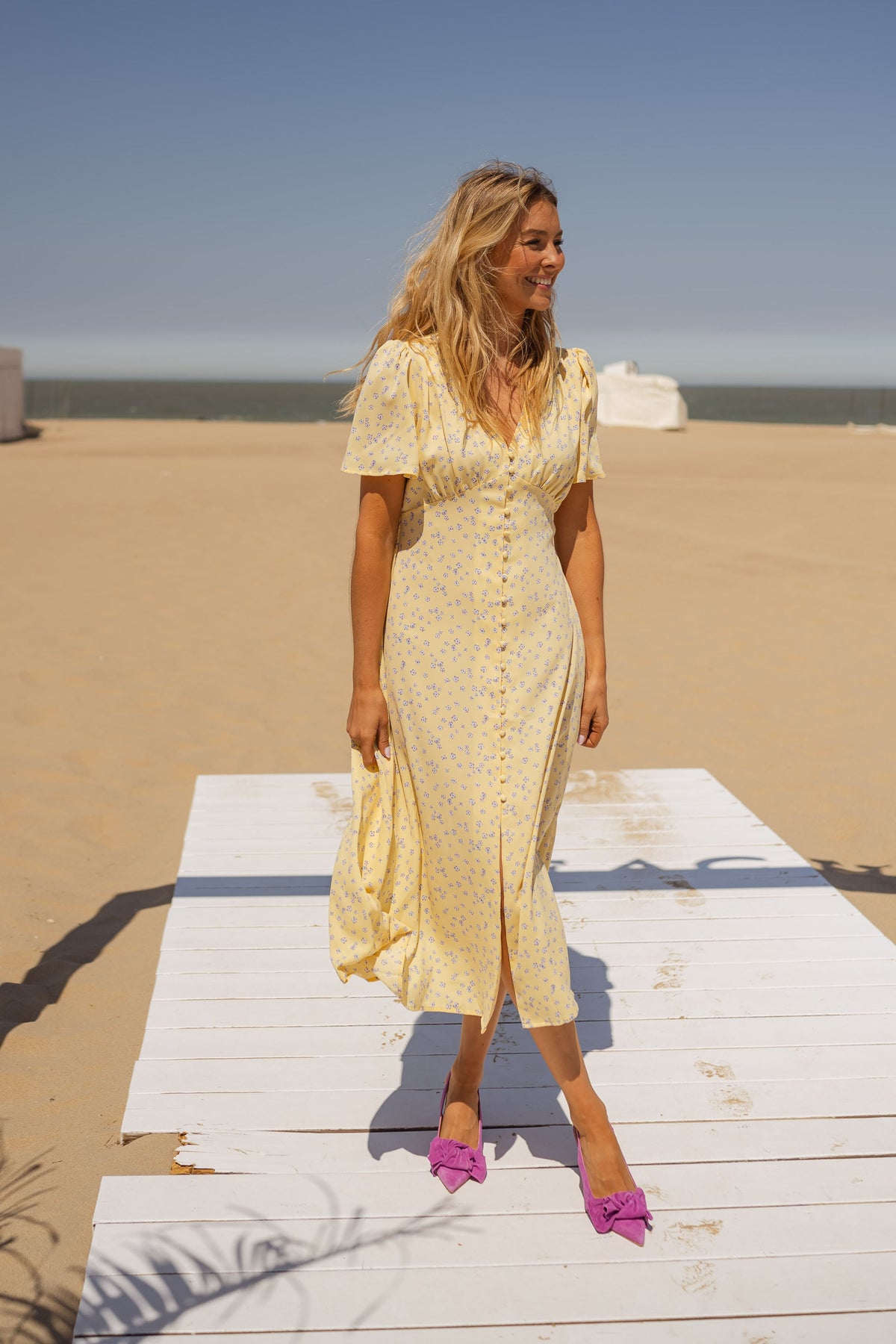Robe Sutton - jaune