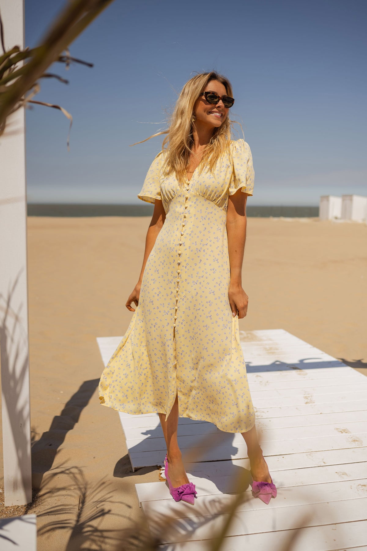 Robe Sutton - jaune