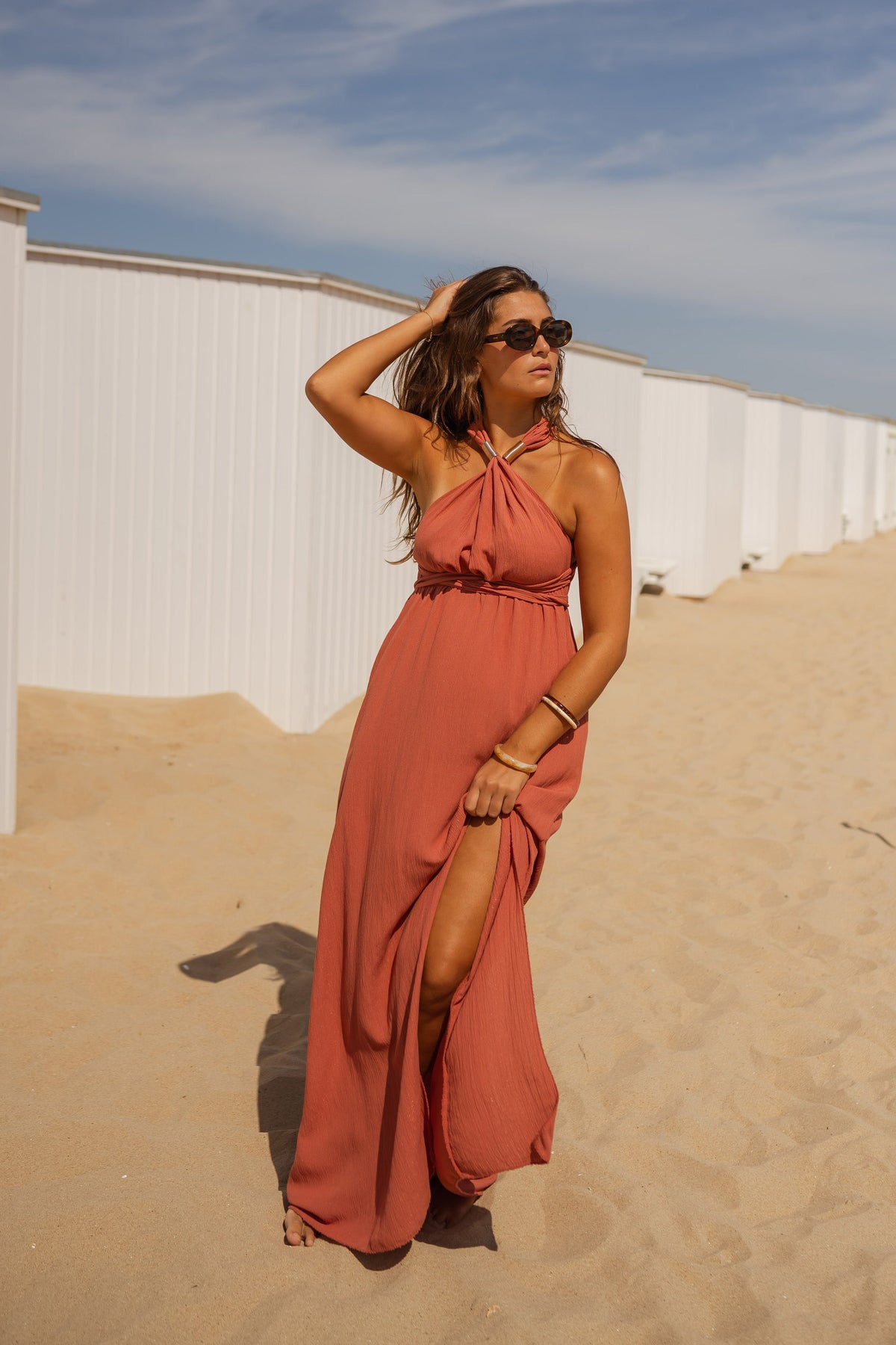 Robe Ysé - terracotta