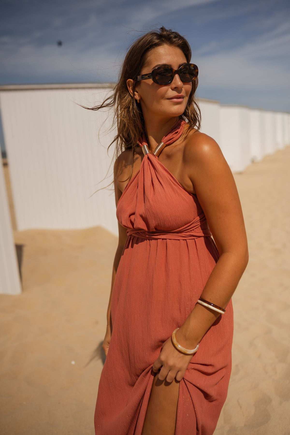 Robe Ysé - terracotta