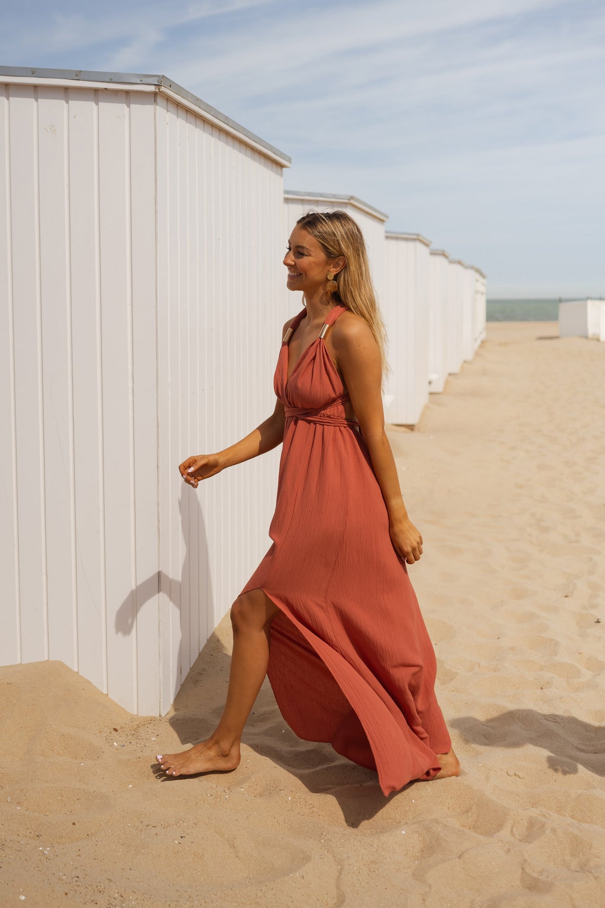 Robe Ysé - terracotta