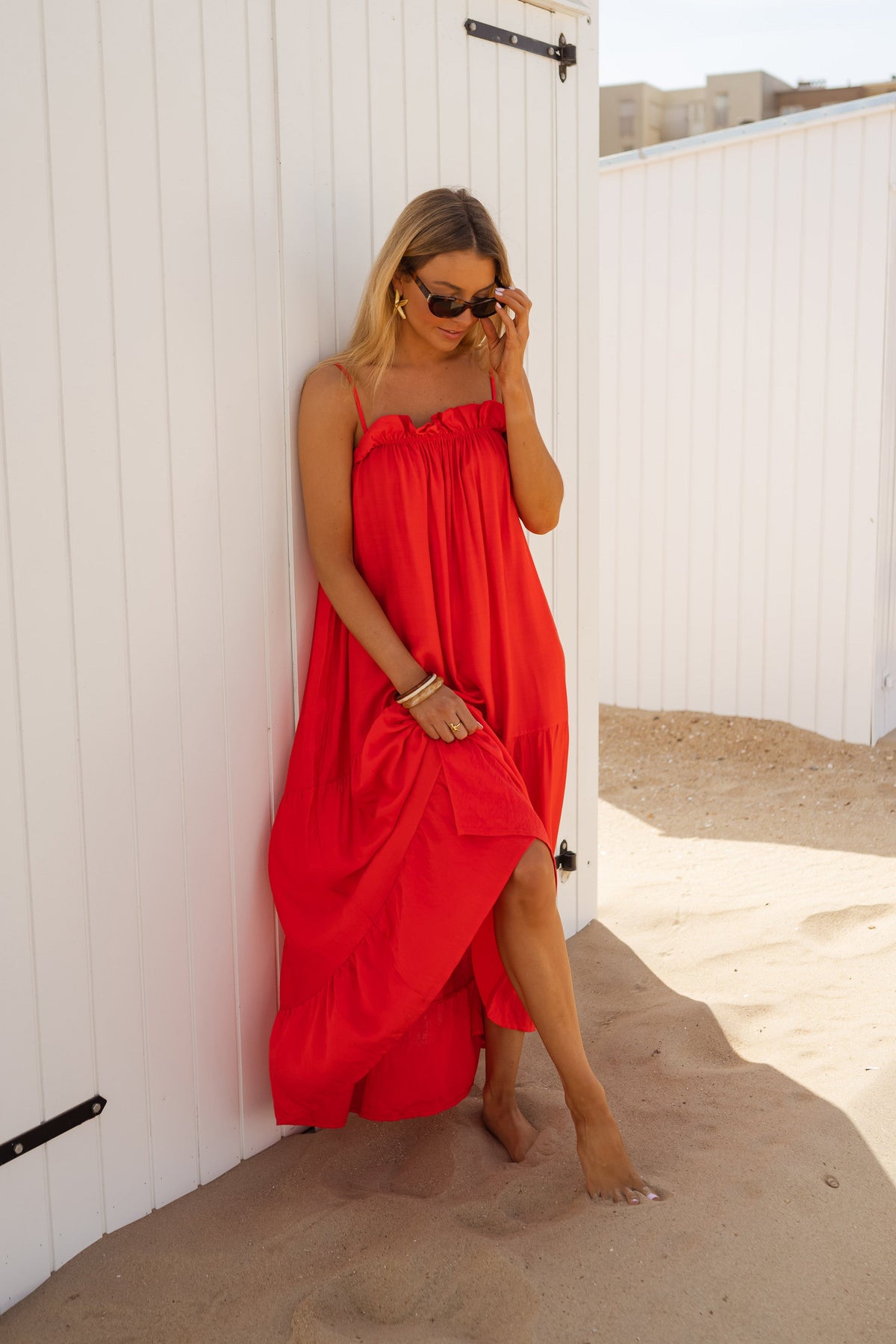 Robe Zohali - rouge