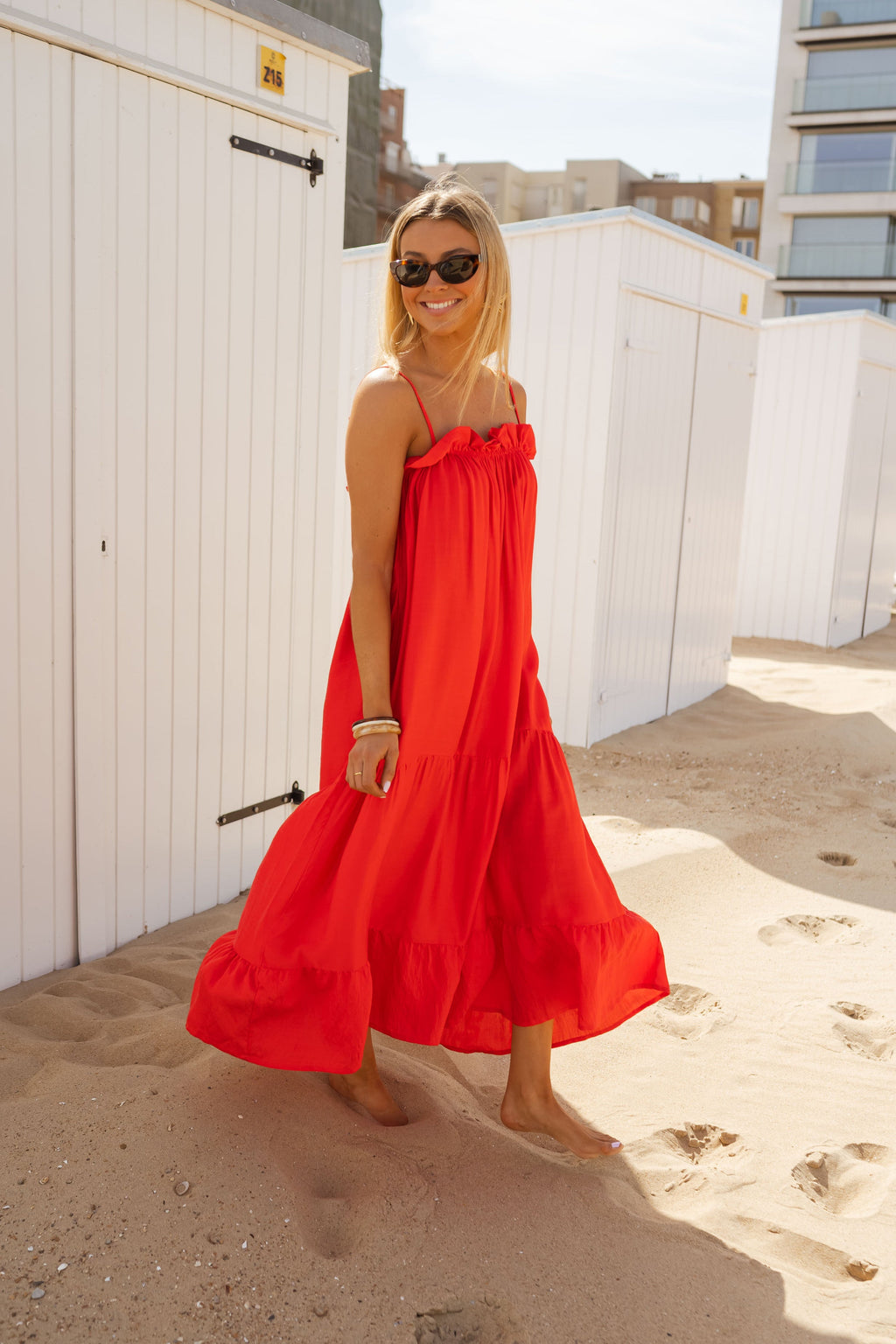 Robe Zohali - rouge