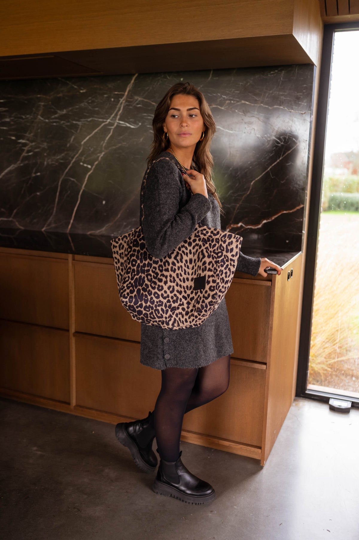 Robe Gusto - gris foncé
