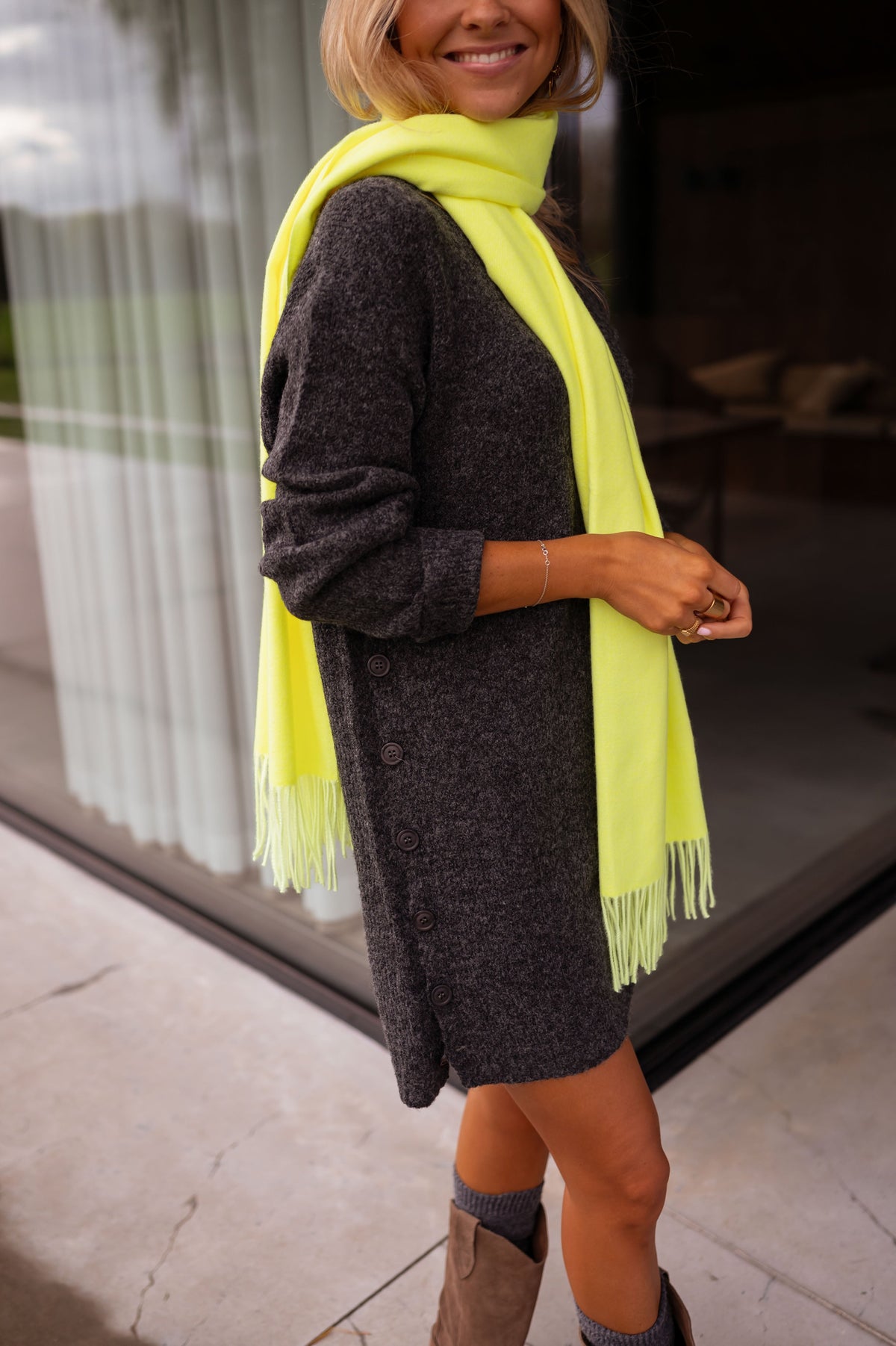 Robe Gusto - gris foncé