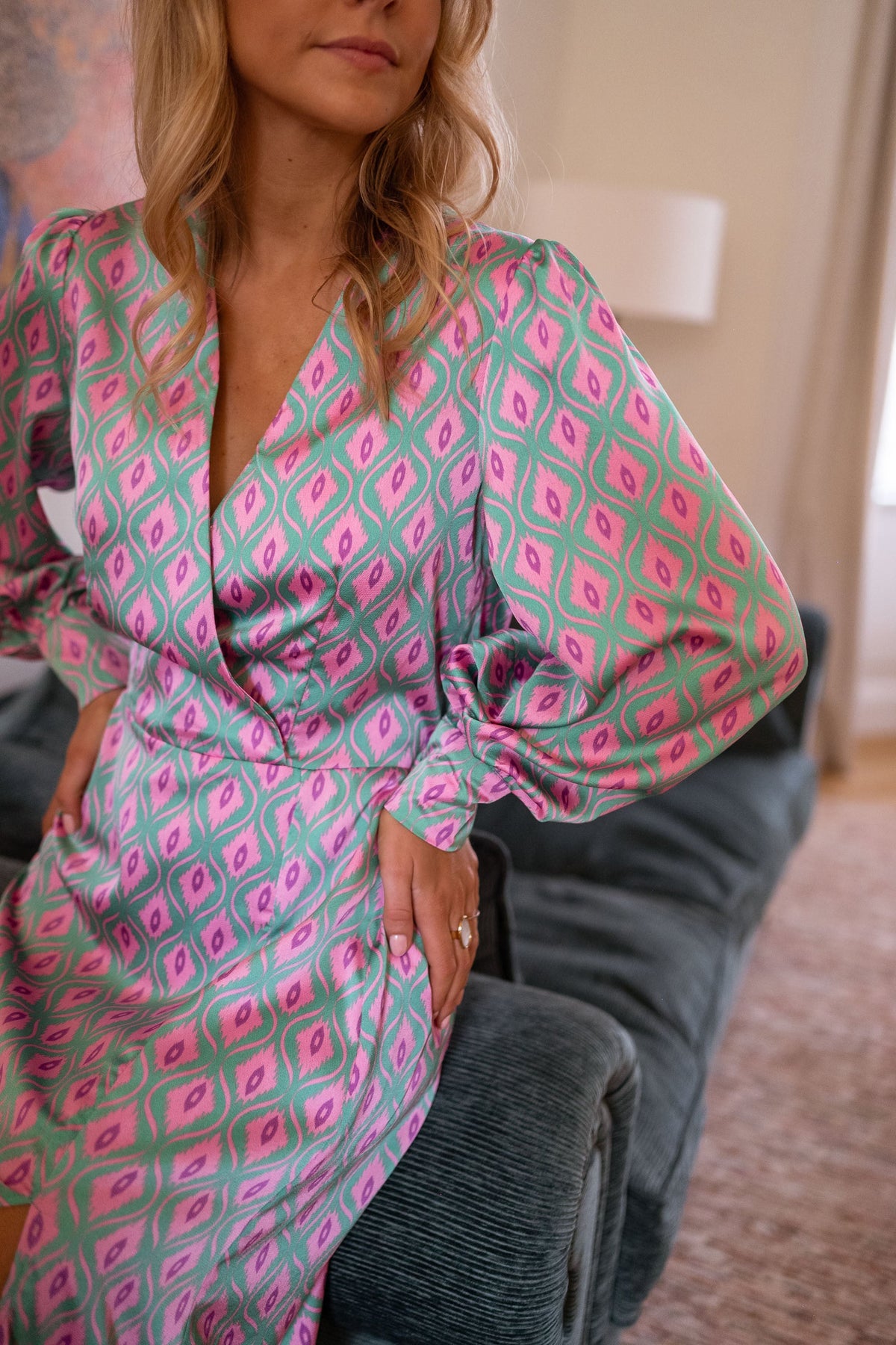 Robe Siam longue - à motifs