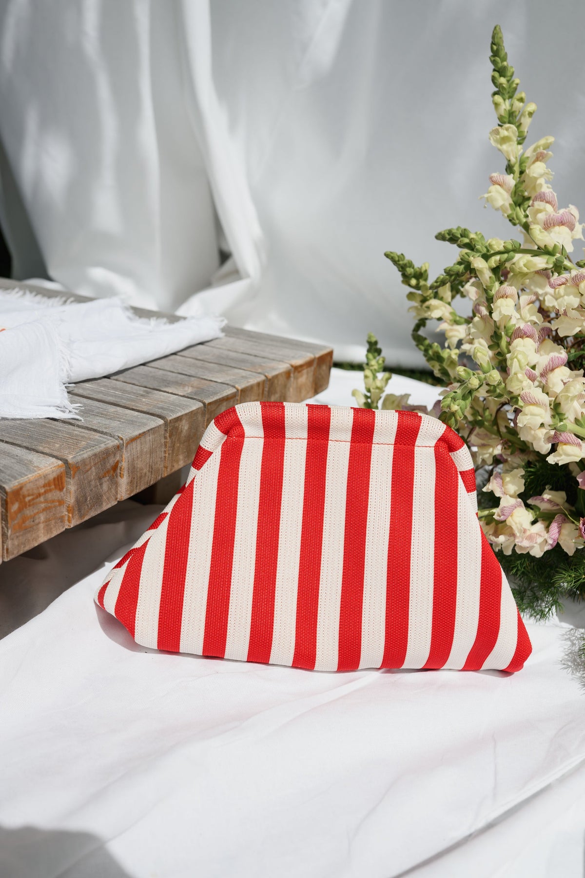 Sac Arabella - rouge à lignes