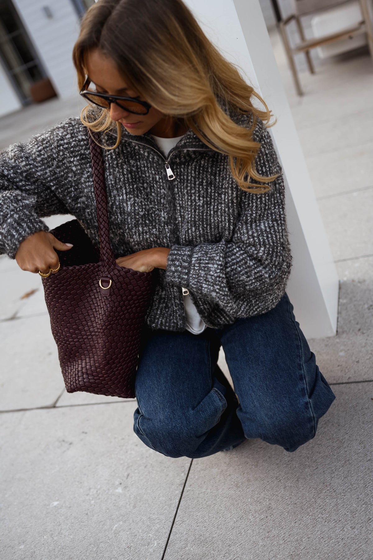Sac Evie - bordeaux