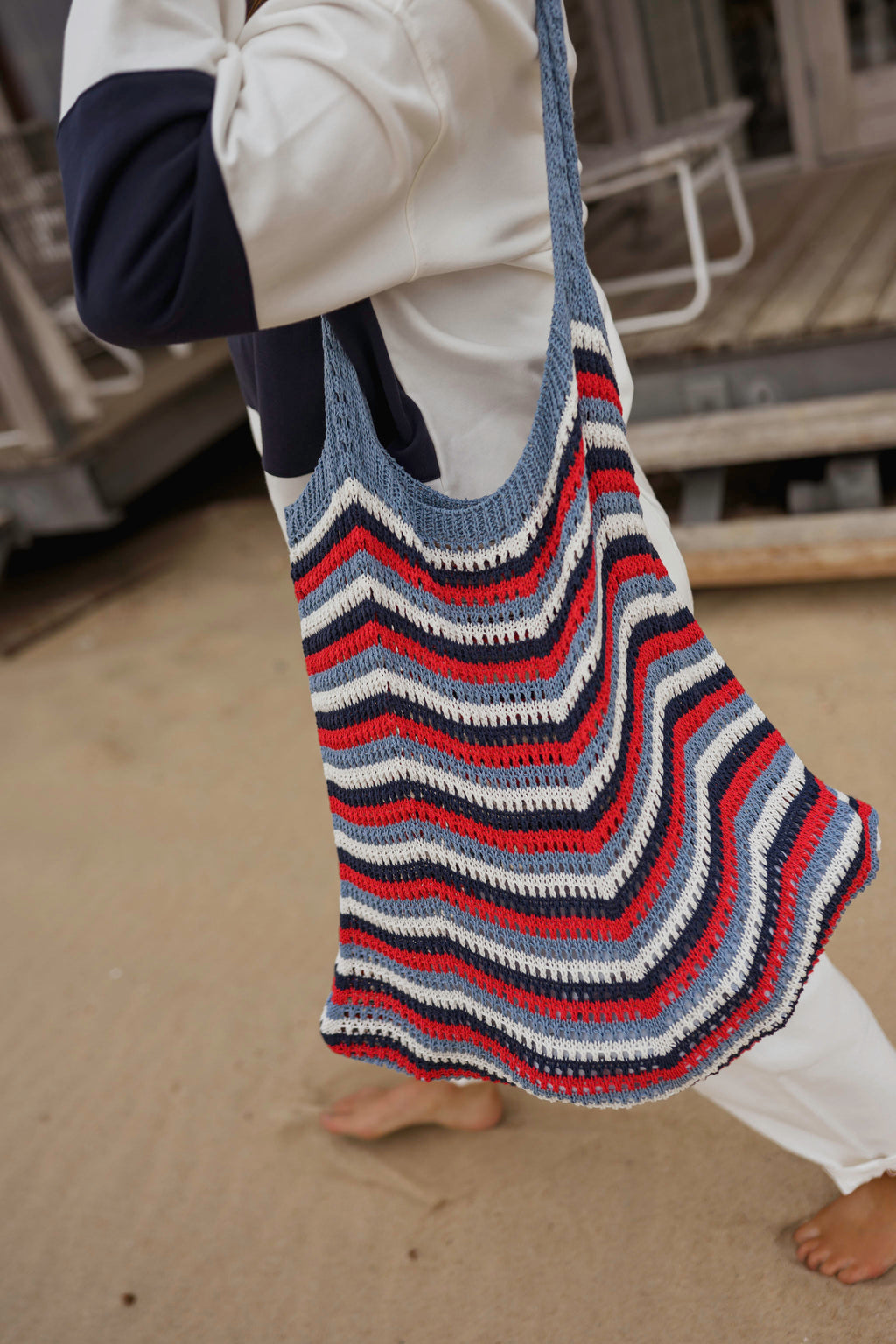 Sac Summer - à lignes en maille