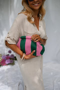 Sac Arabella - vert à lignes