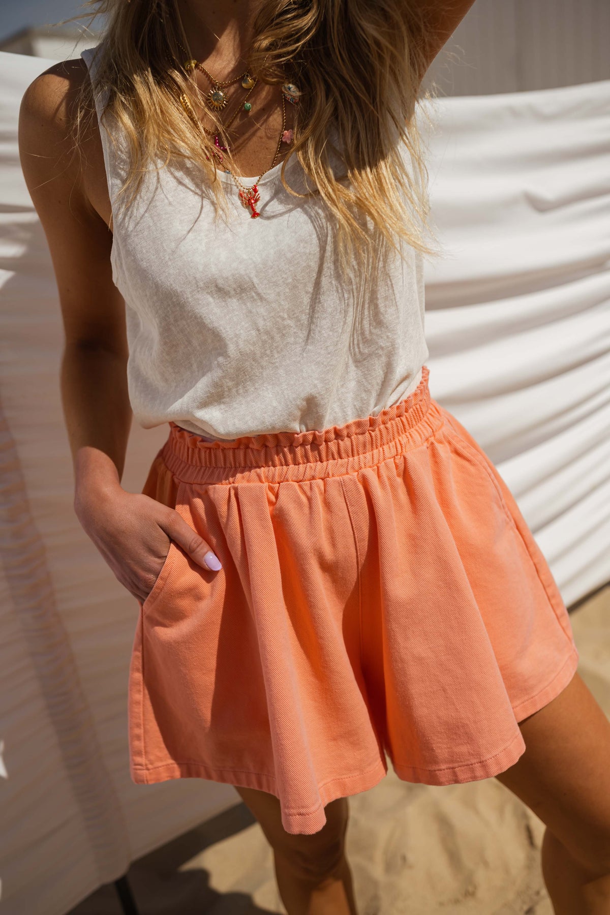 Short Erica - orange