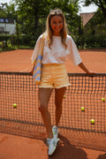 Short Franck - jaune en jeans