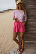 Short Issa - rose en coton