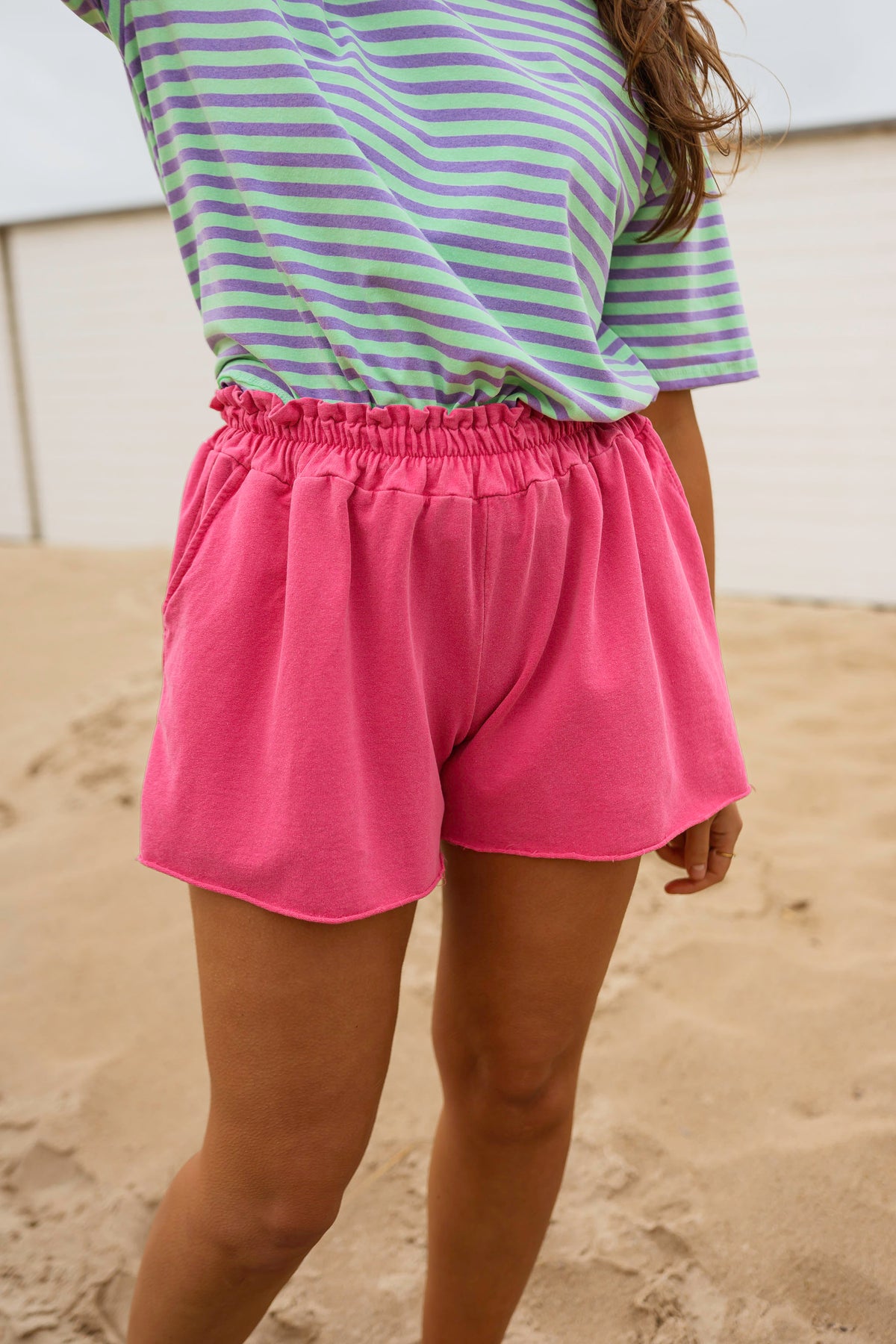 Short Issa - rose en coton