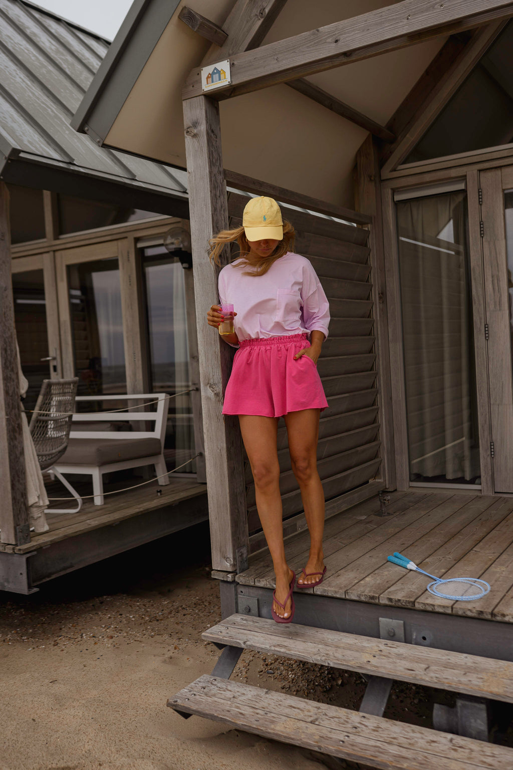 Short Issa - rose en coton