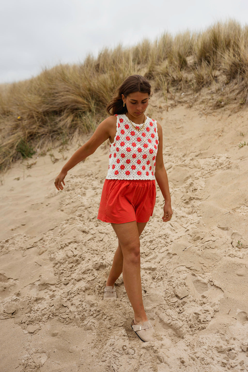 Short Issa - rouge en coton