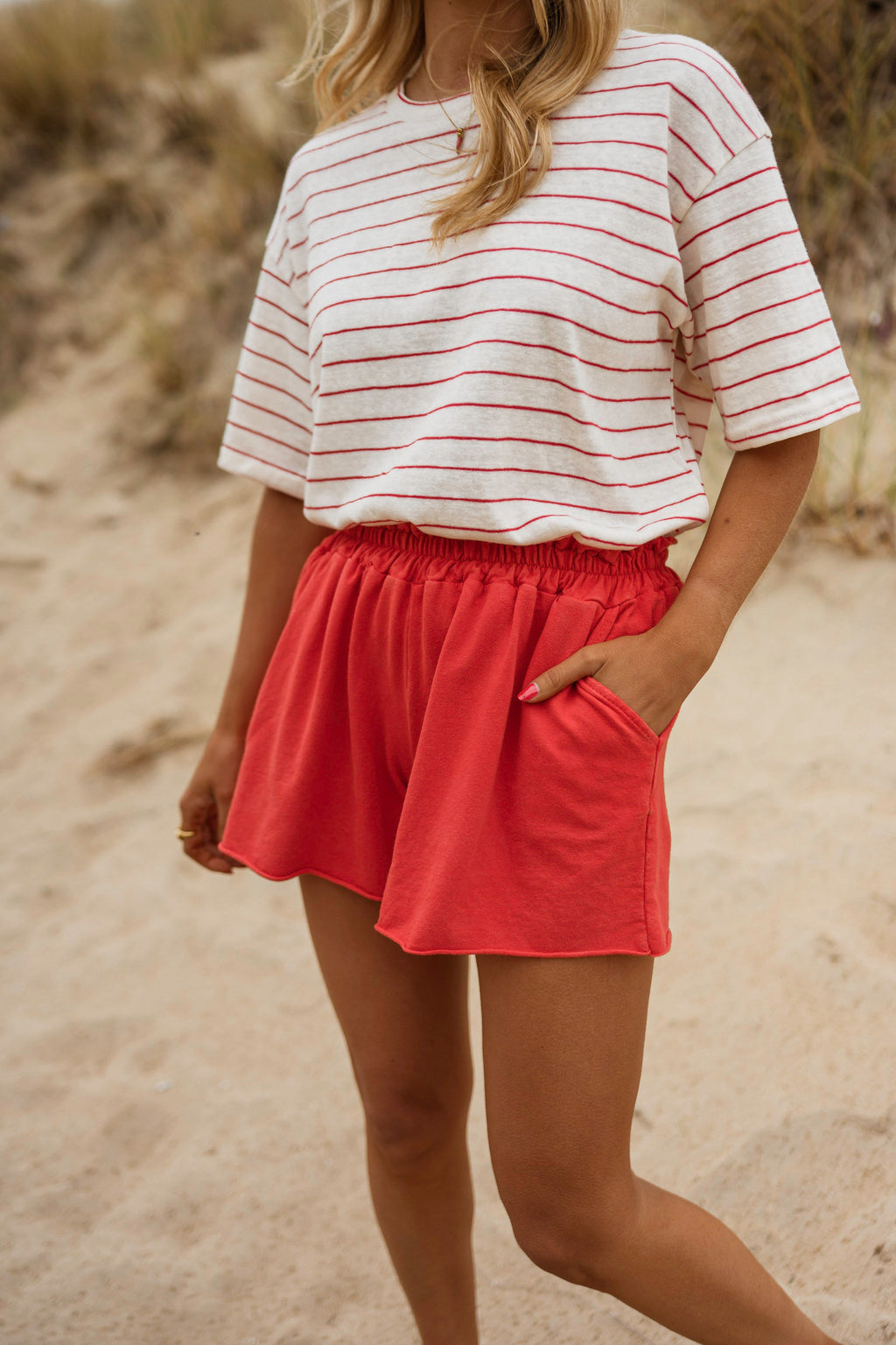 Short Issa - rouge en coton