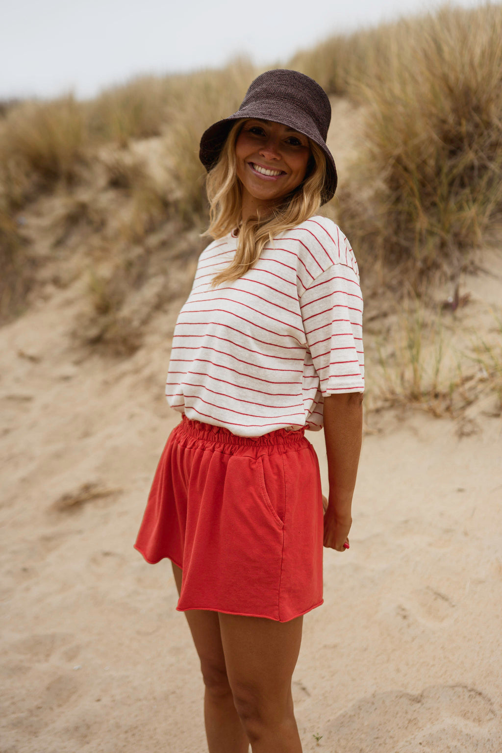 Short Issa - rouge en coton