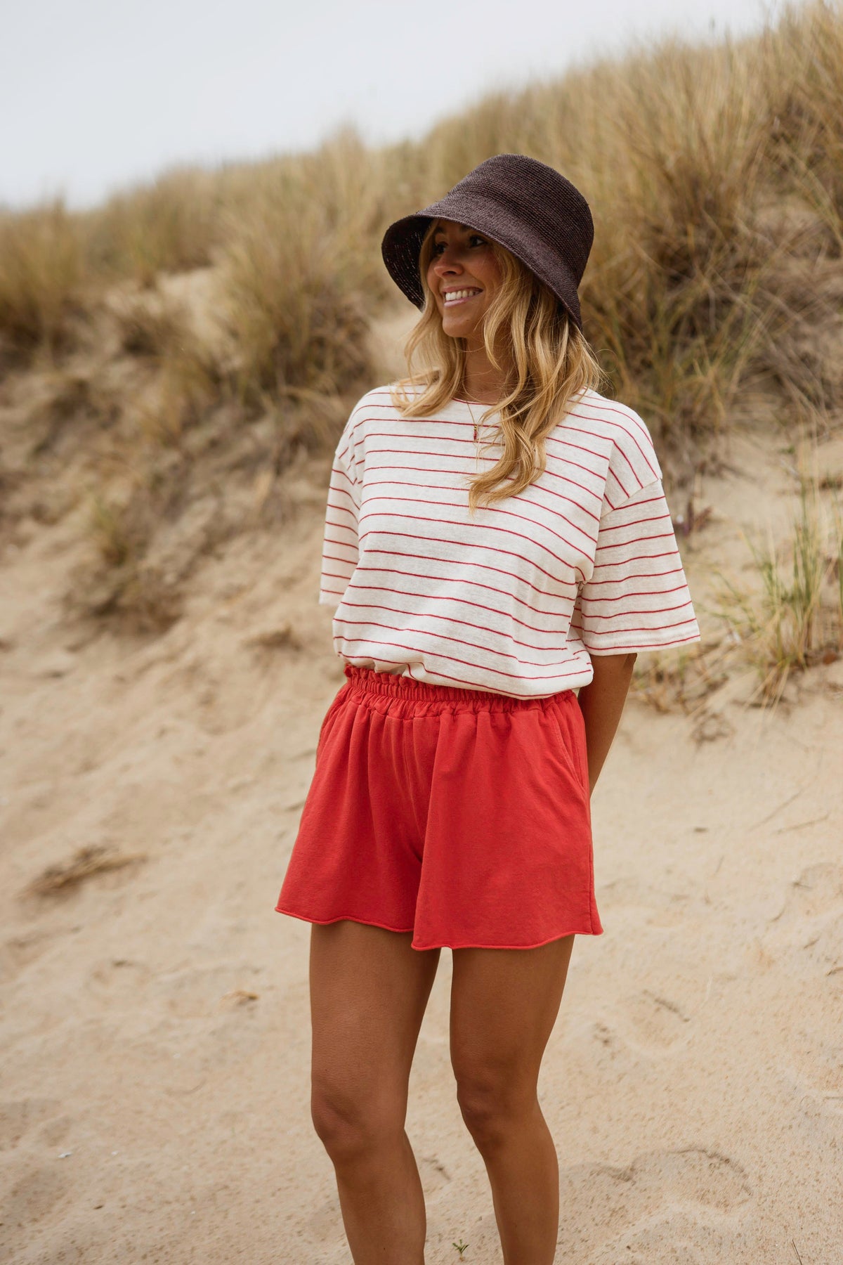 Short Issa - rouge en coton