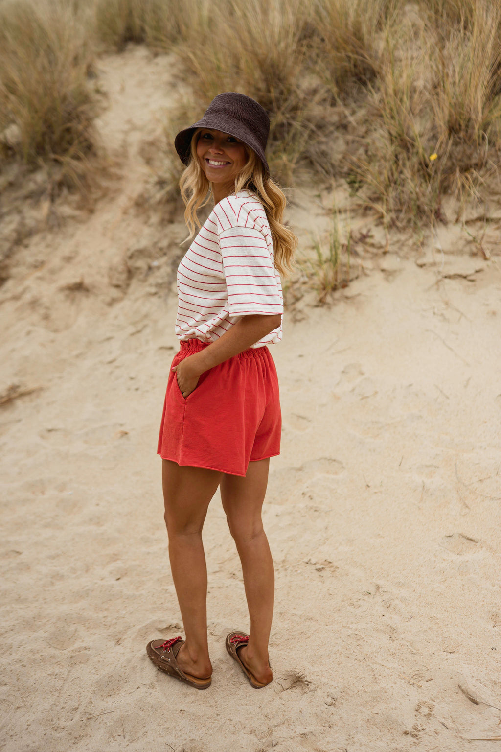 Short Issa - rouge en coton