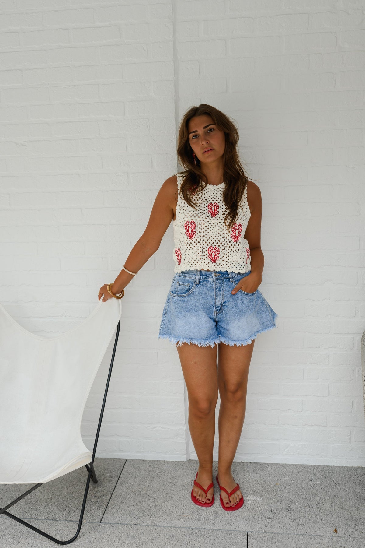 Short Lilian - bleu en jeans