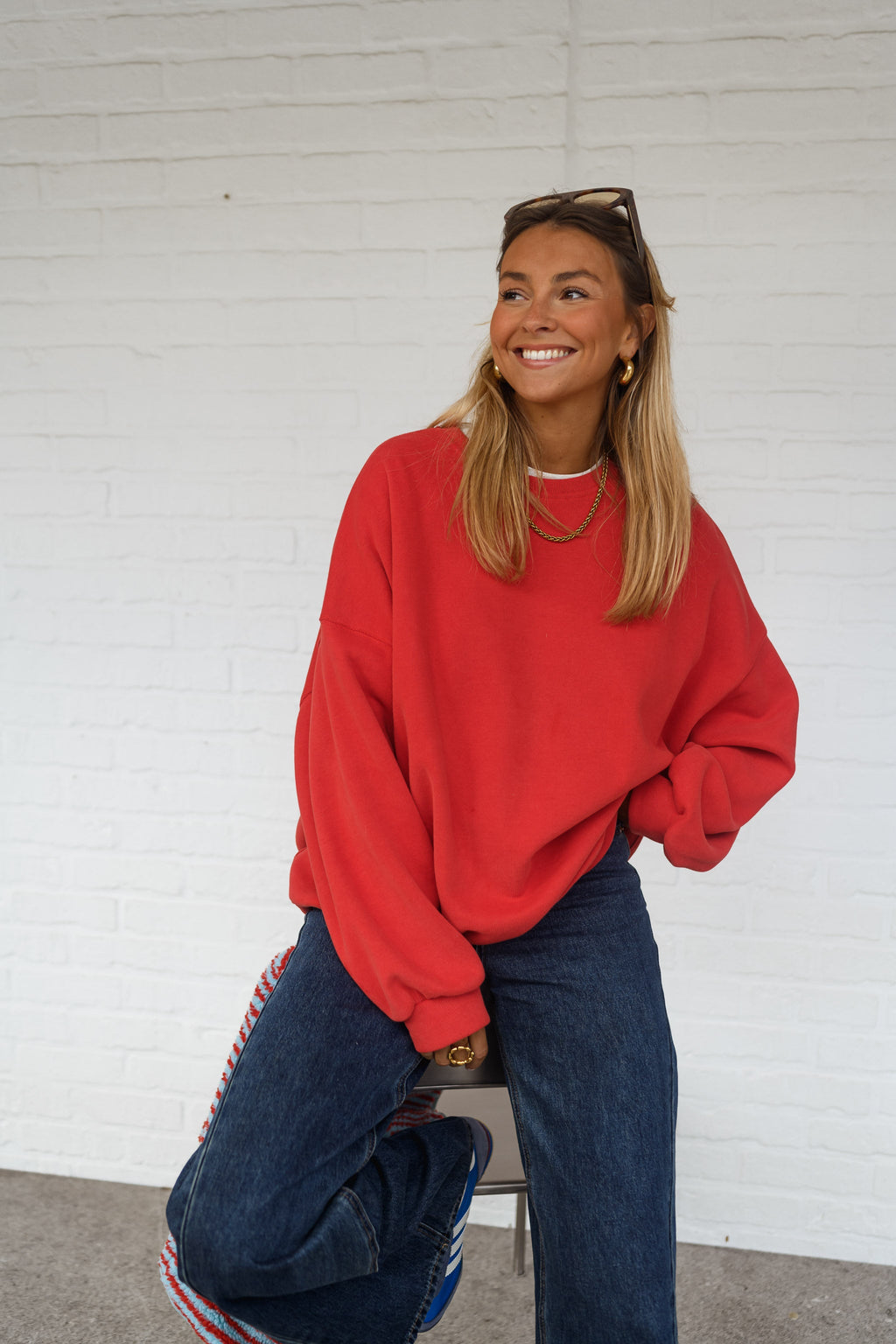 Sweat Marjo - rouge