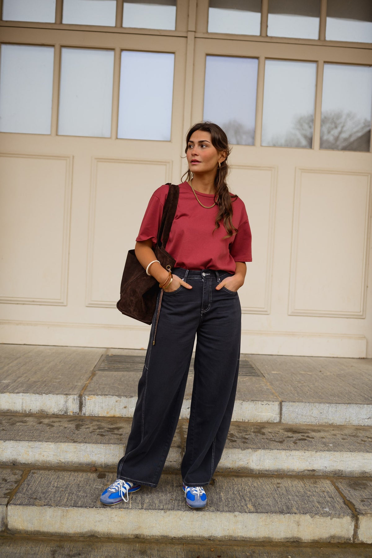 T-shirt Avery - bordeaux