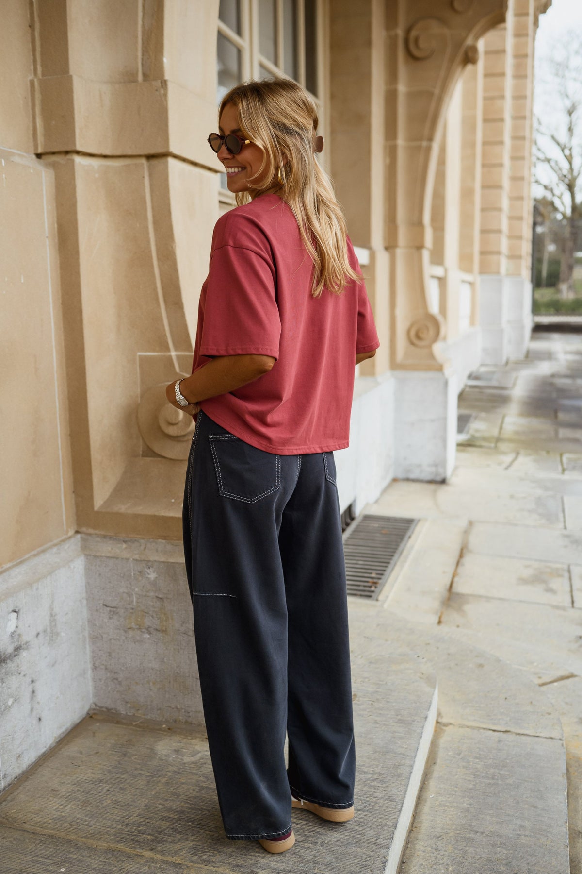 T-shirt Avery - bordeaux