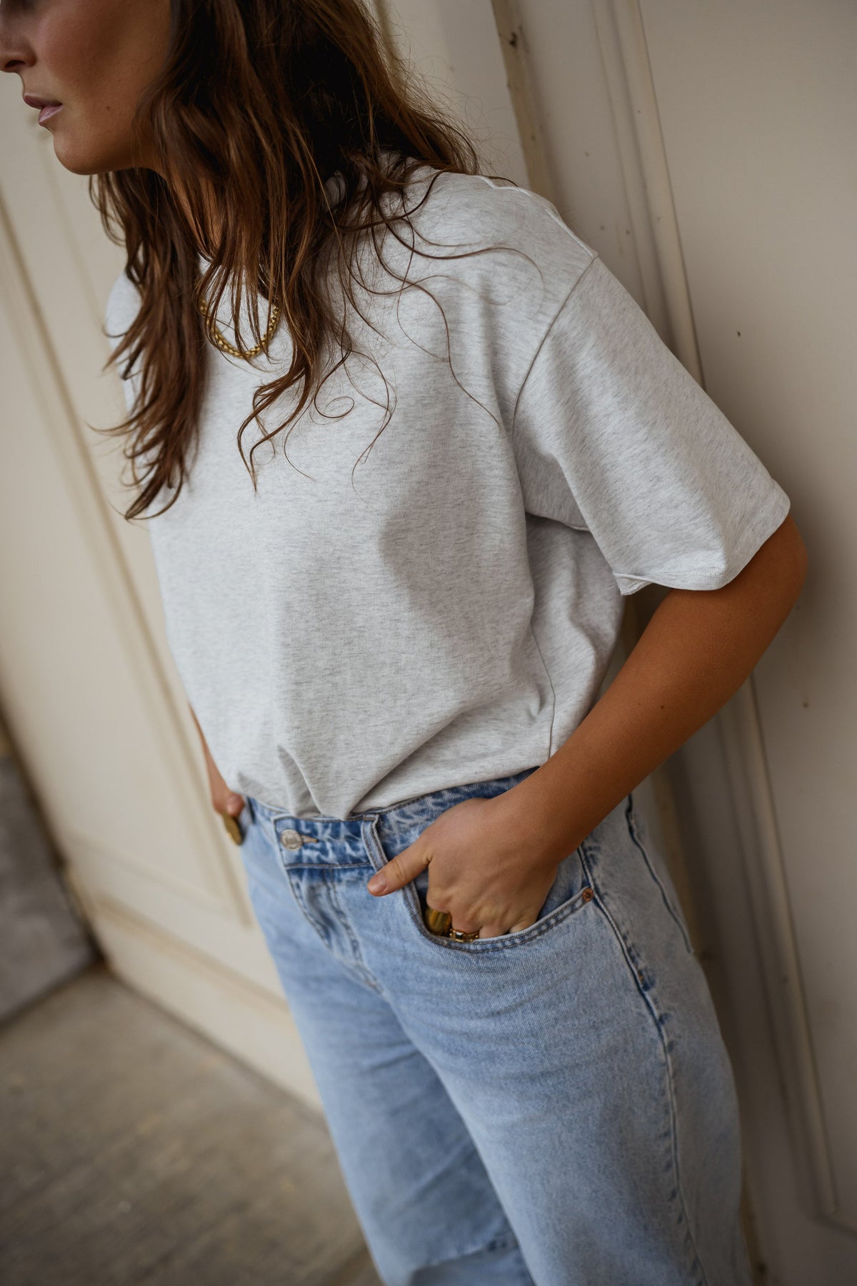 T-shirt Avery - gris