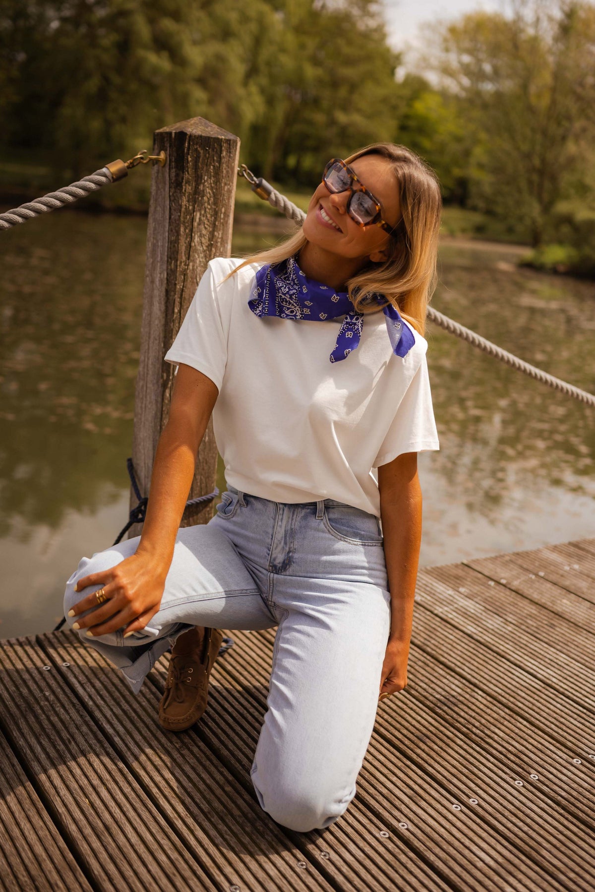 T-shirt Bandana - blanc