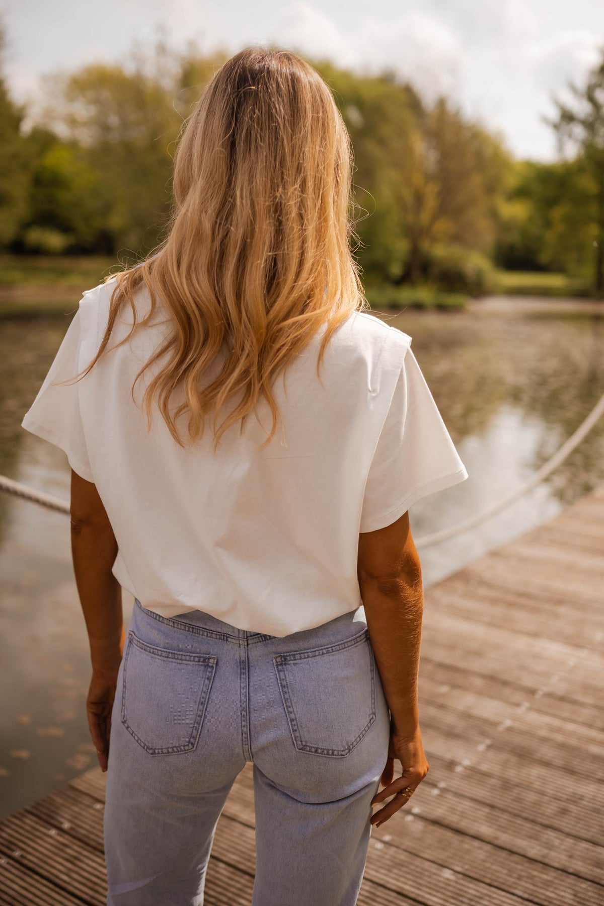 T-shirt Bandana - blanc