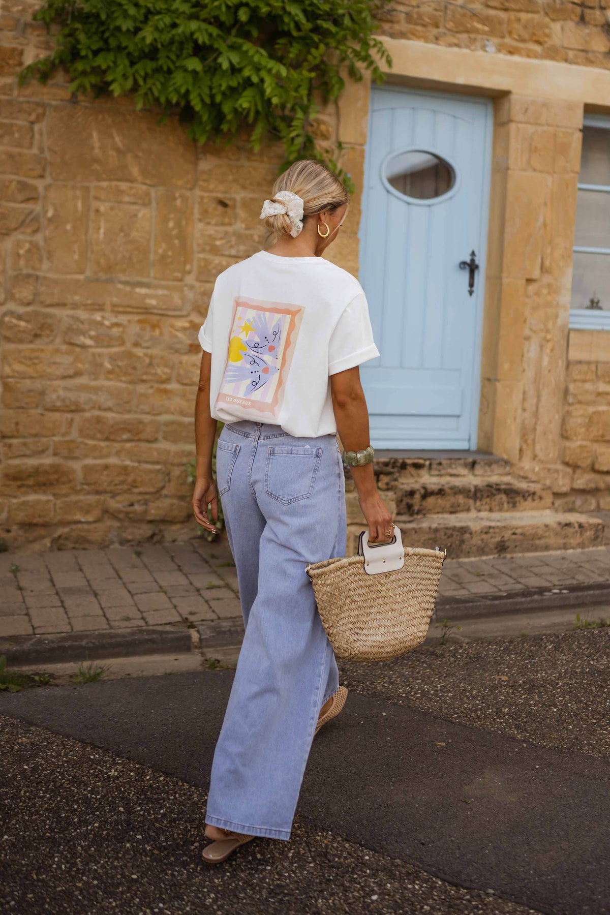 T-shirt Bird - écru