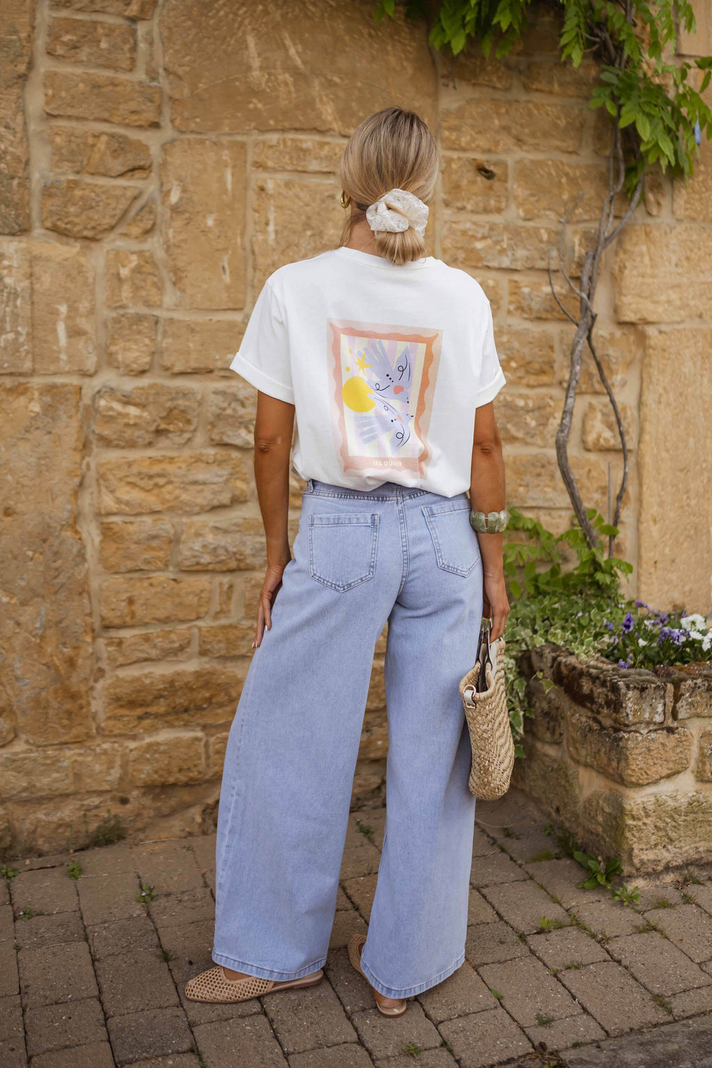 T-shirt Bird - écru