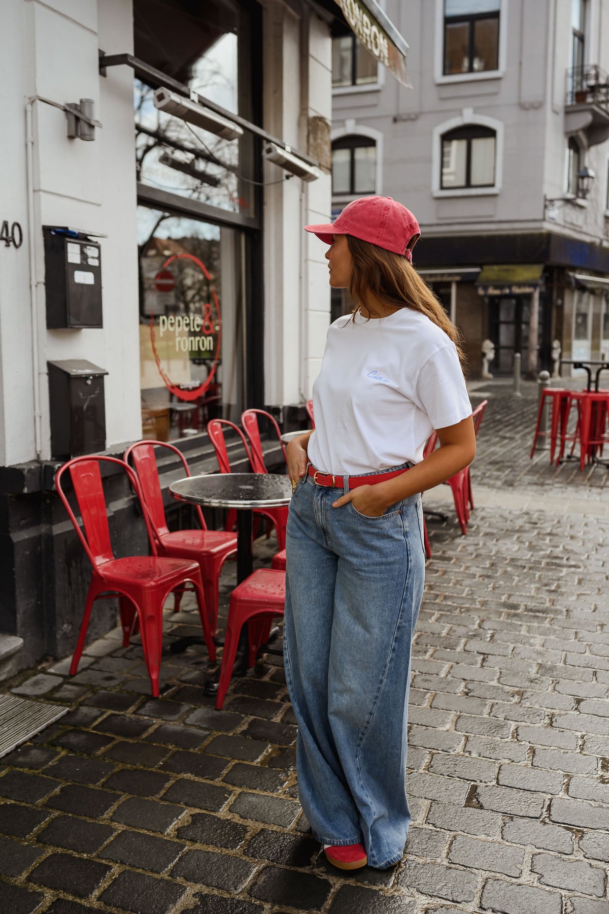 T-shirt Ciao - blanc
