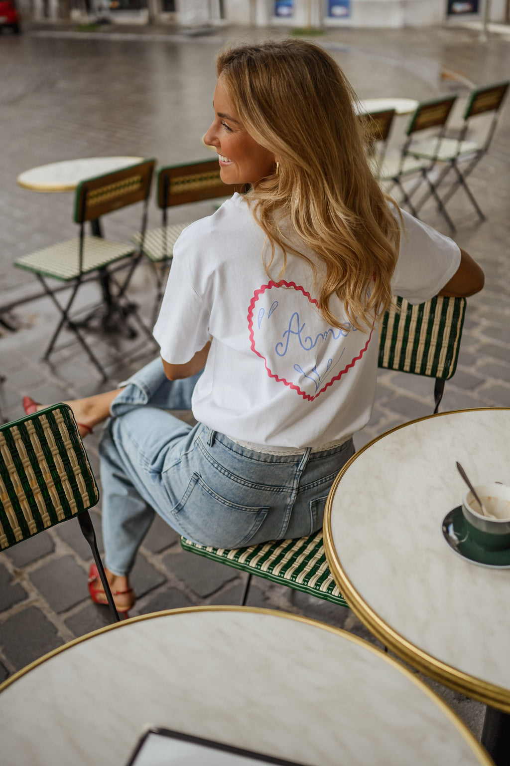 T-shirt Ciao - blanc