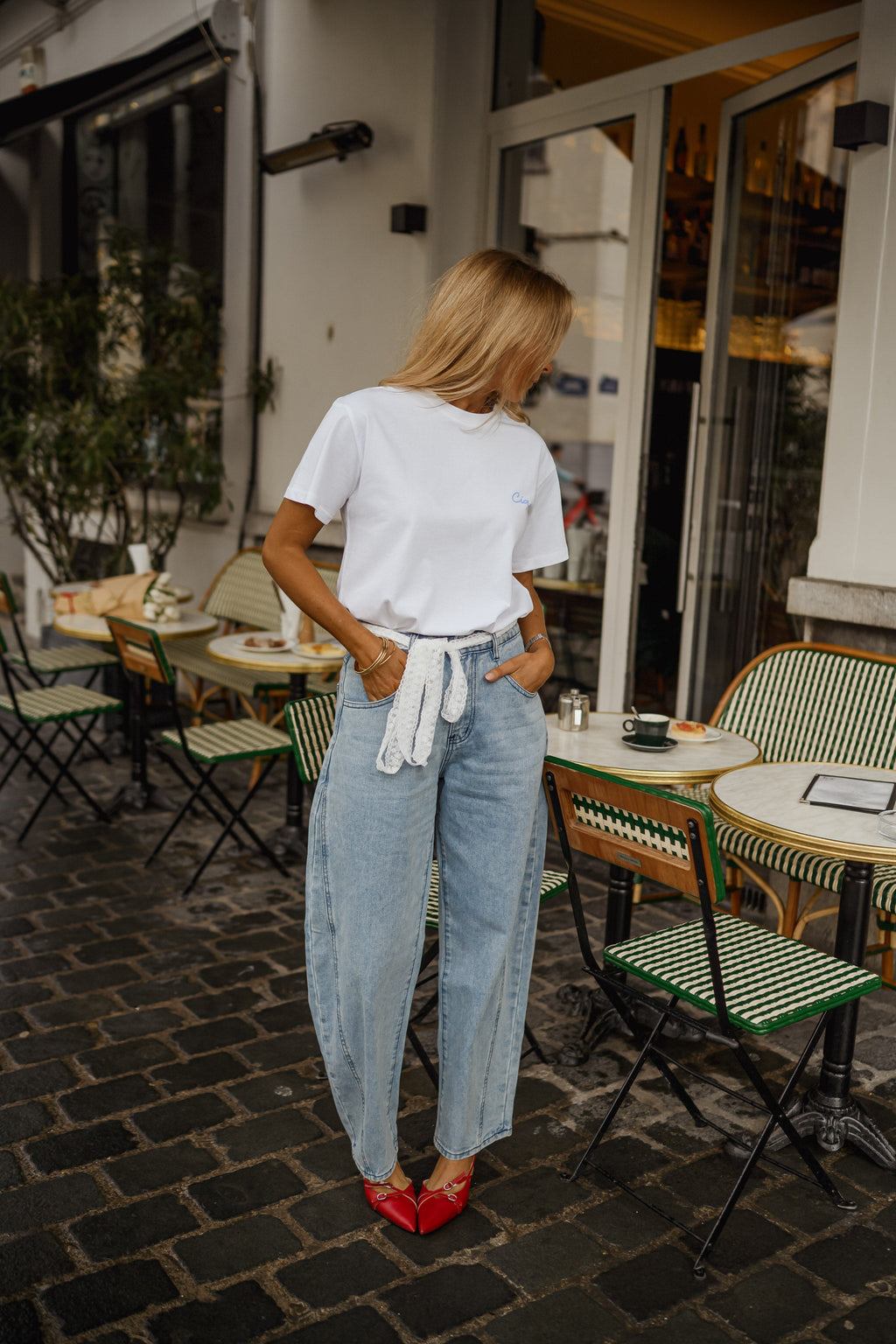 T-shirt Ciao - blanc