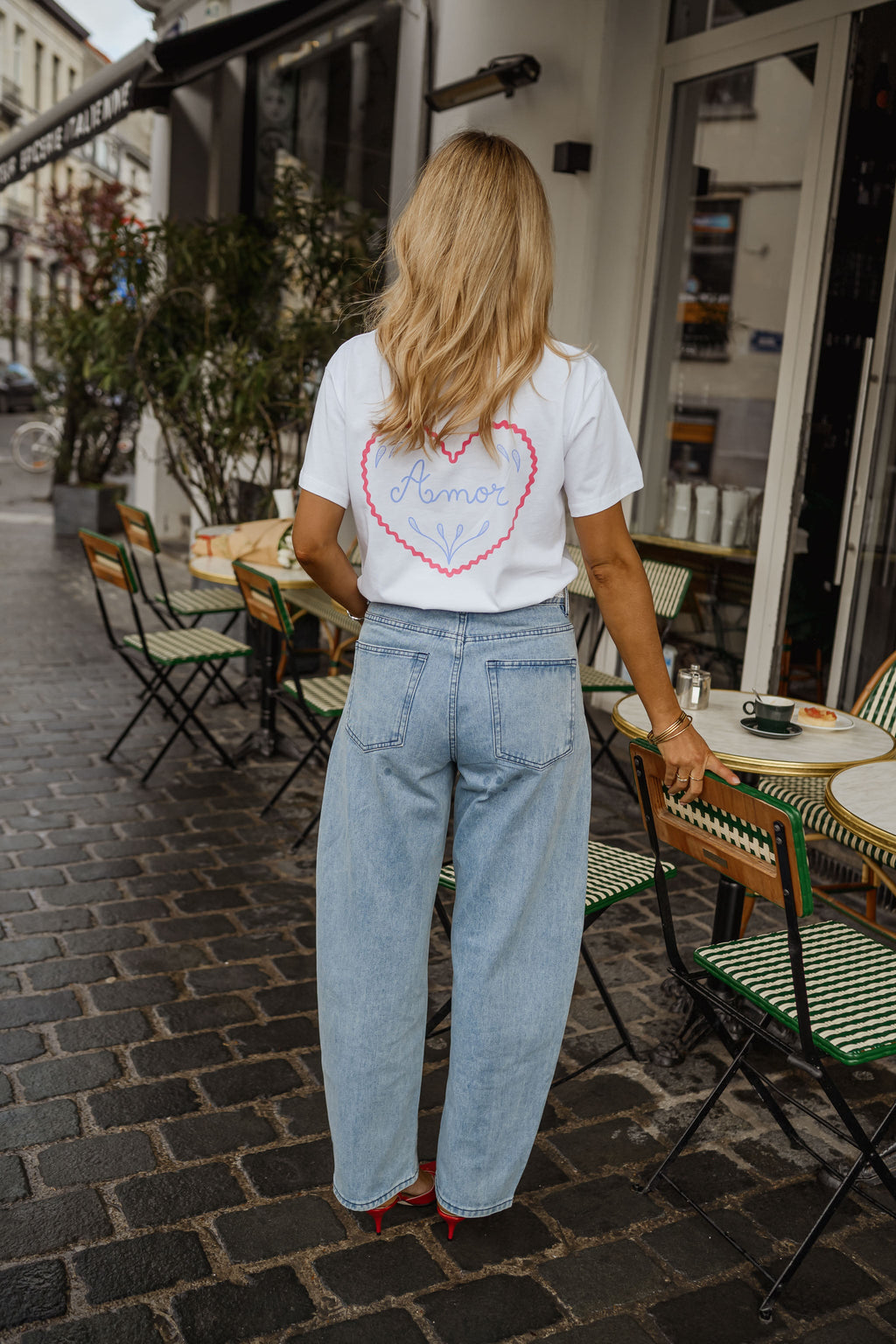 T-shirt Ciao - blanc