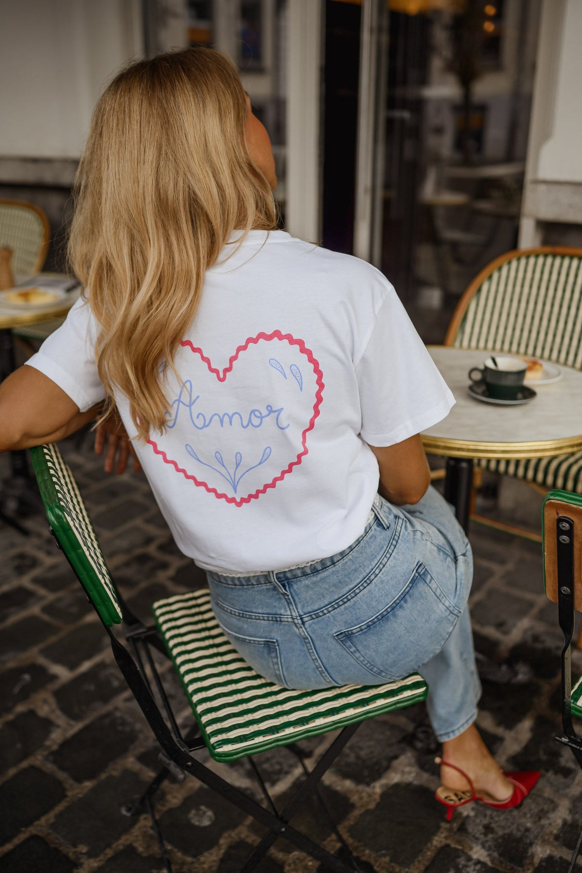 T-shirt Ciao - blanc